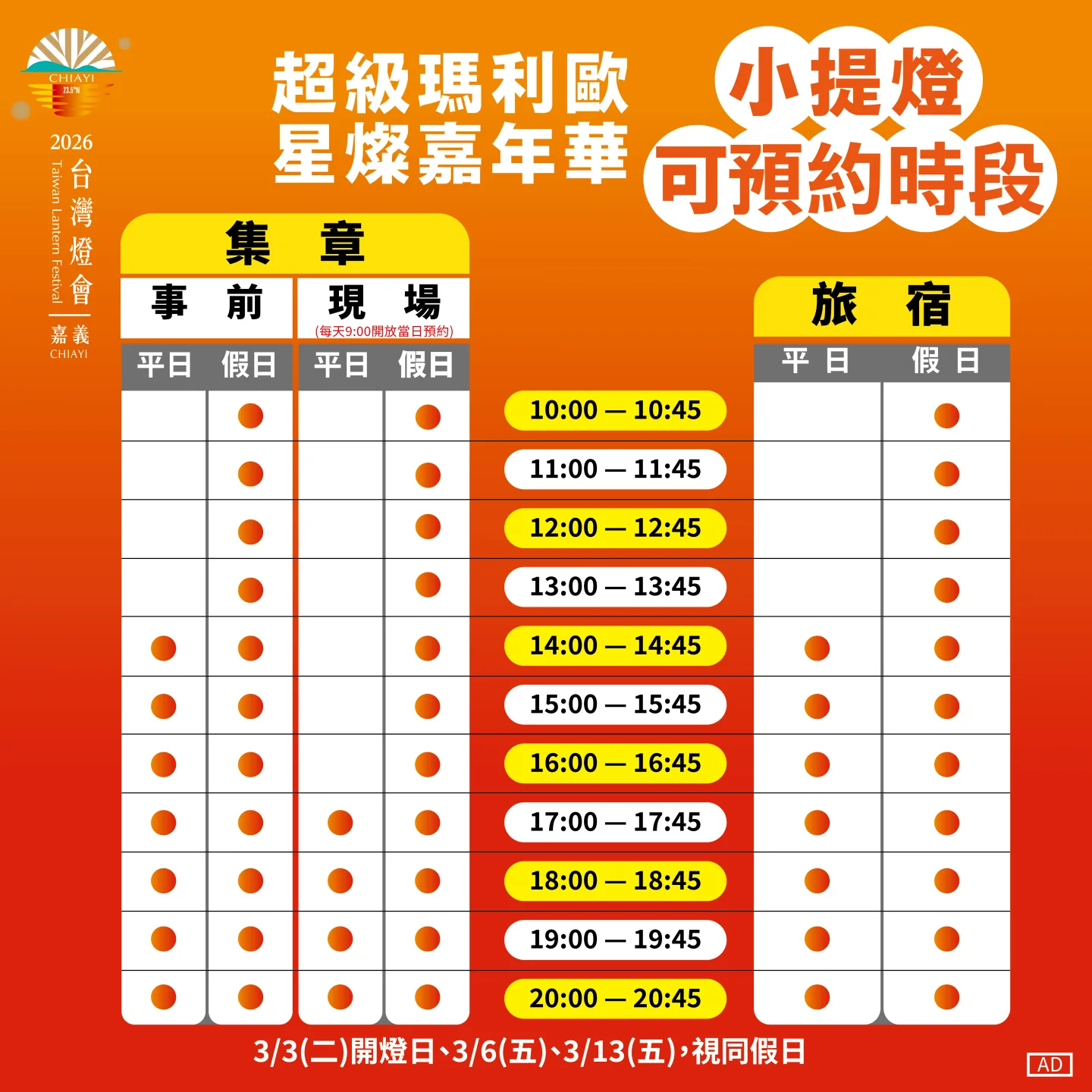 景點集章贈LINE@贈送馬力歐問號方塊小提燈。