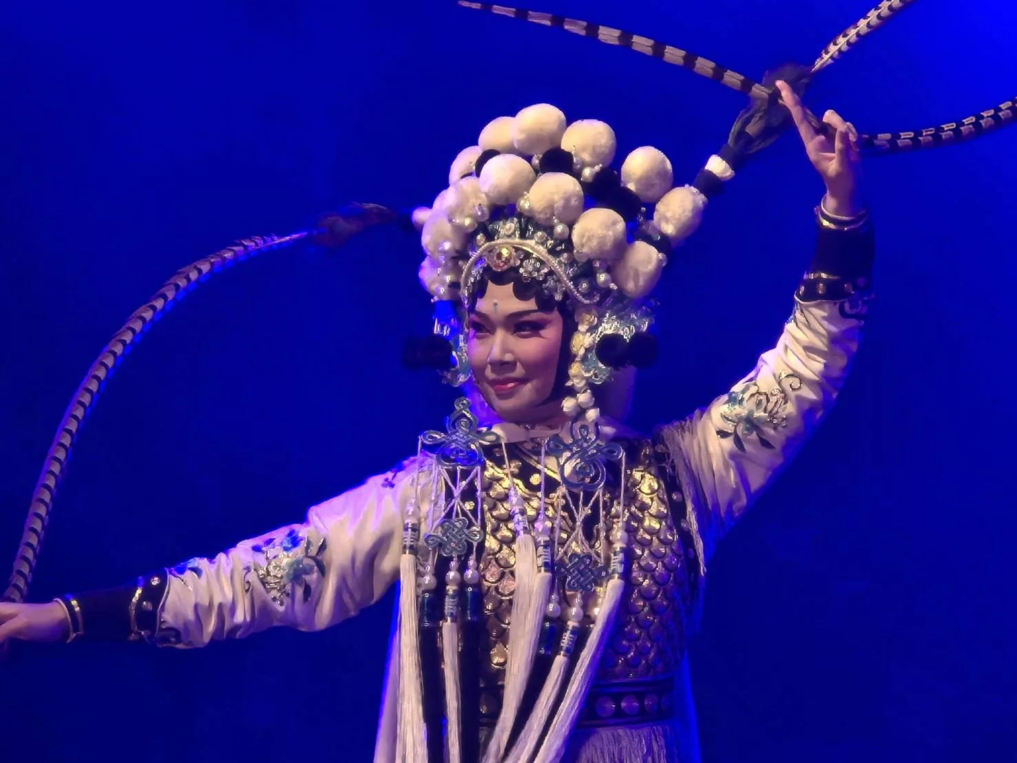 收冬戲台中場，由金滿圓演繹經典客家大戲《三打白骨精》。客委會提供