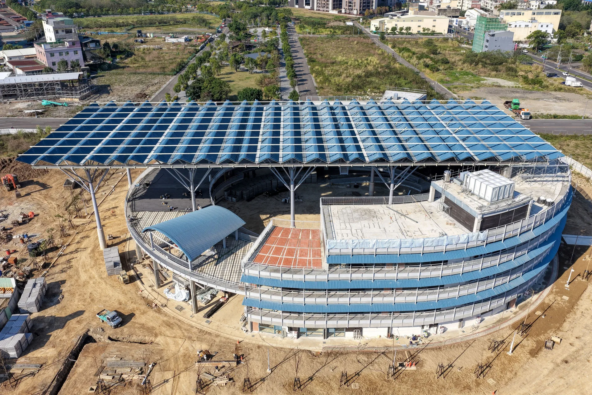 竹東客家大禾埕力拼2026年底完工營運。