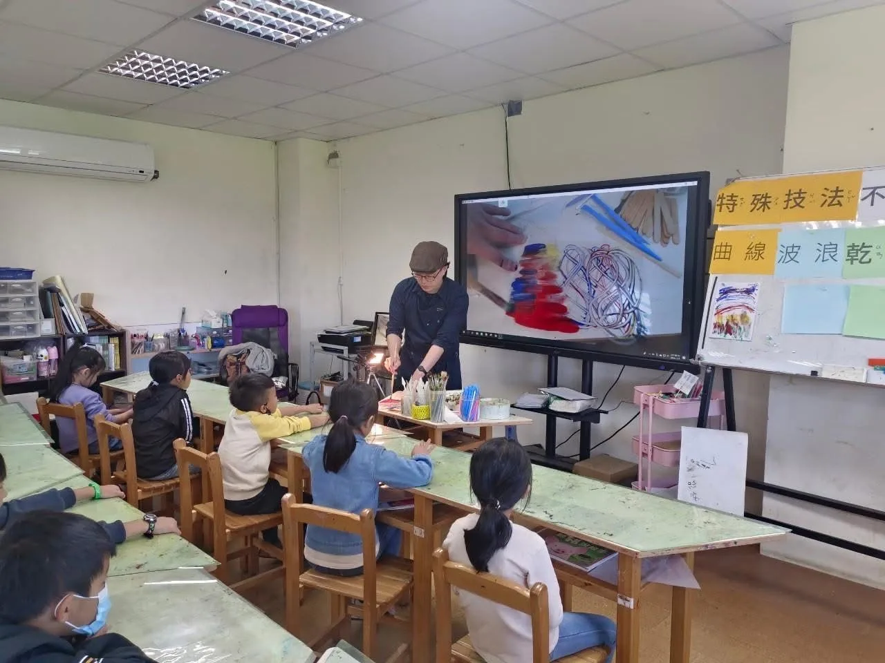 新光國小藝術教育成果獲教育部肯定,成為原鄉學校實踐藝術教育的典範。竹縣府提供