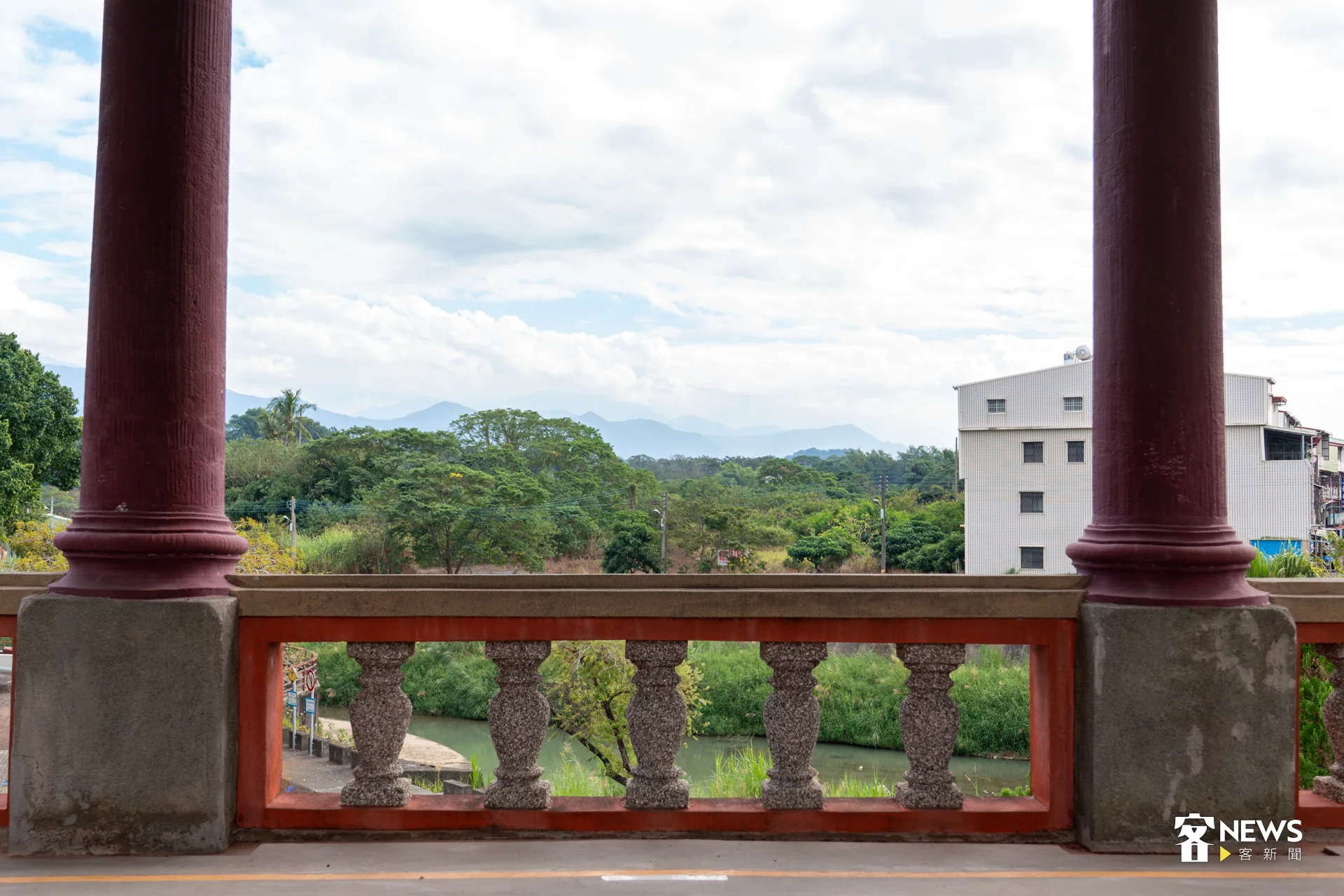 高雄美濃、東門樓景緻。洪藝晅攝