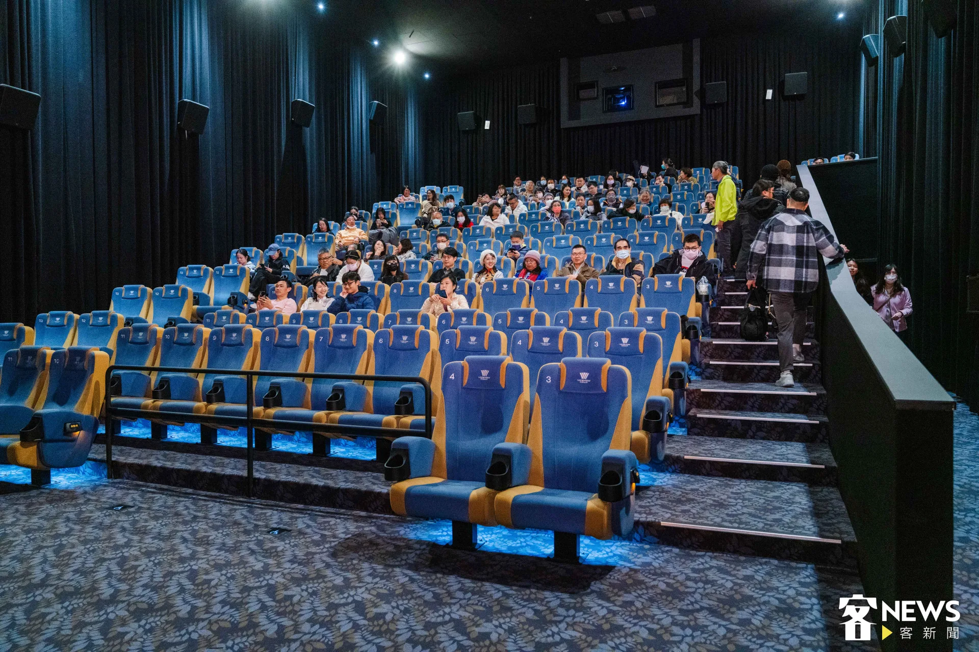 今（9）日客傳會於高雄大遠百威秀影城舉行《那張照片裡的我們》包場活動。朱愷元攝