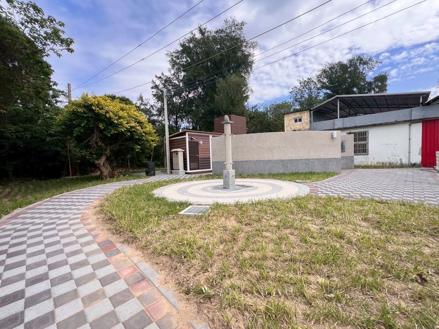 鳳坑沙灣工程淋浴區。