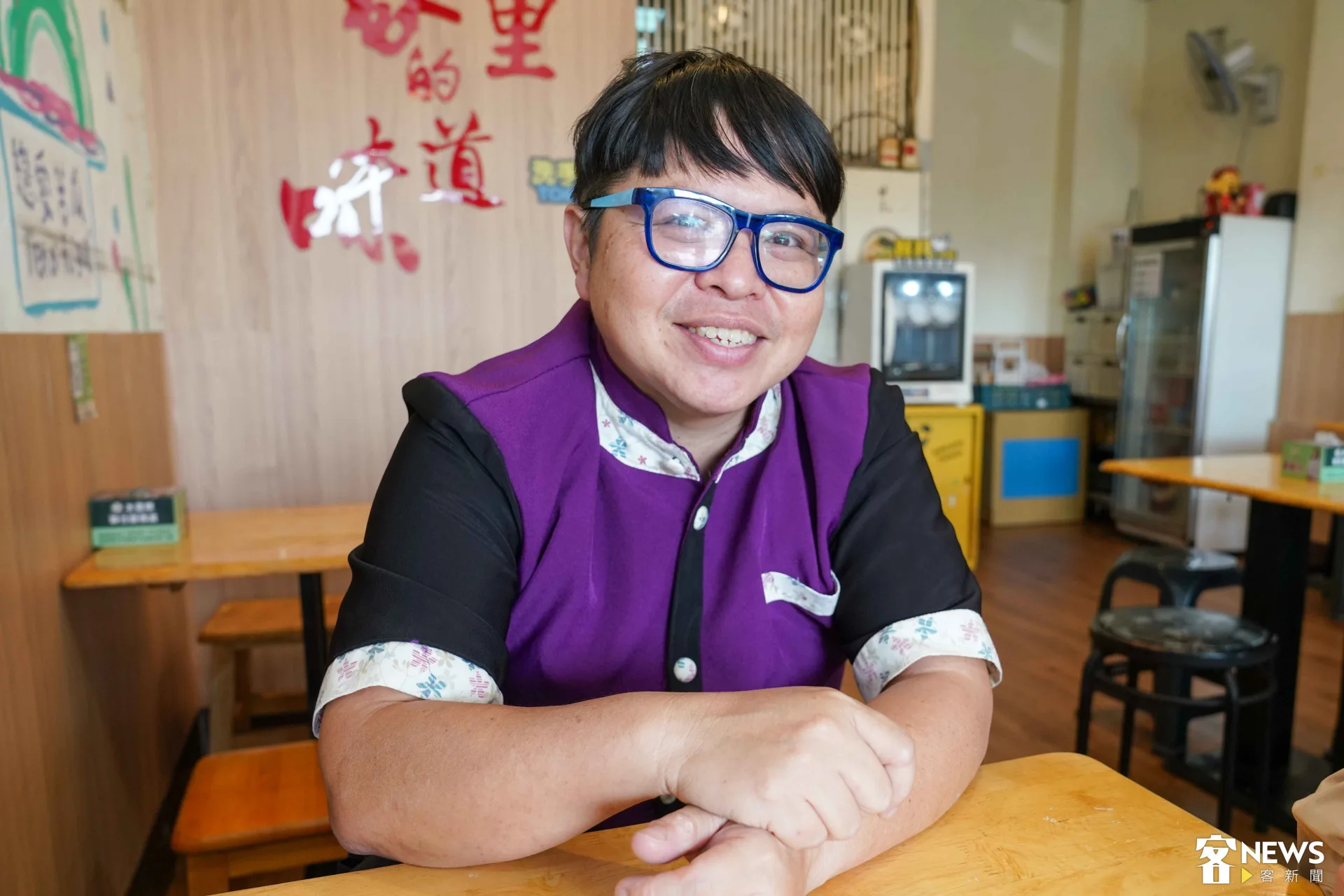 水里是客家重點發展鄉鎮之一，土生土長的董于安過去卻不知道自己擁有客家血統。朱愷元攝