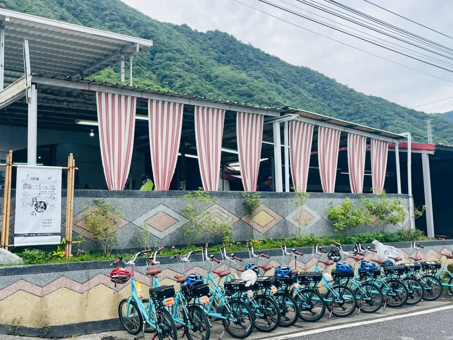 太魯閣國家公園管理處低碳電動輔助自行車試行活動。太管處提供