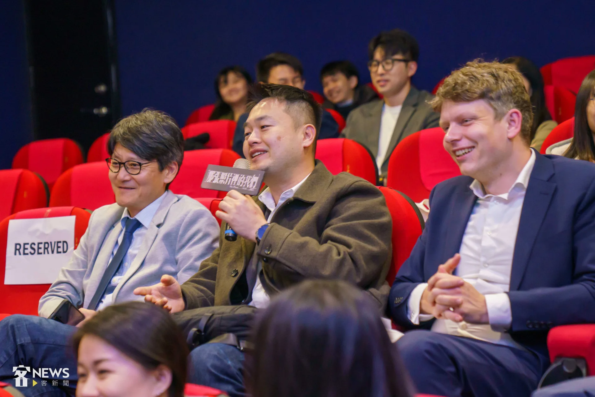 韓國代表處官員對電影的敘事手法提出觀察。李台源攝