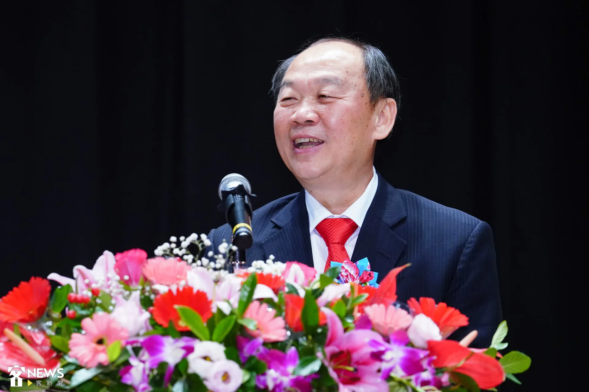 謝勝信接棒客家文化發展中心主任。朱愷元攝