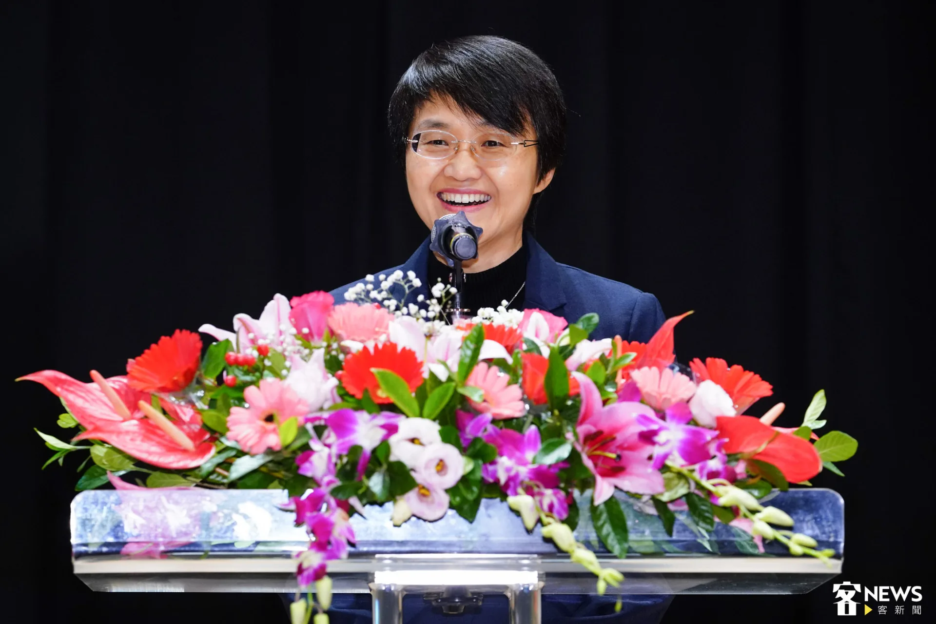 古秀妃指出，何金樑與謝勝信都是使命必達的優秀跨領域人才。朱愷元攝