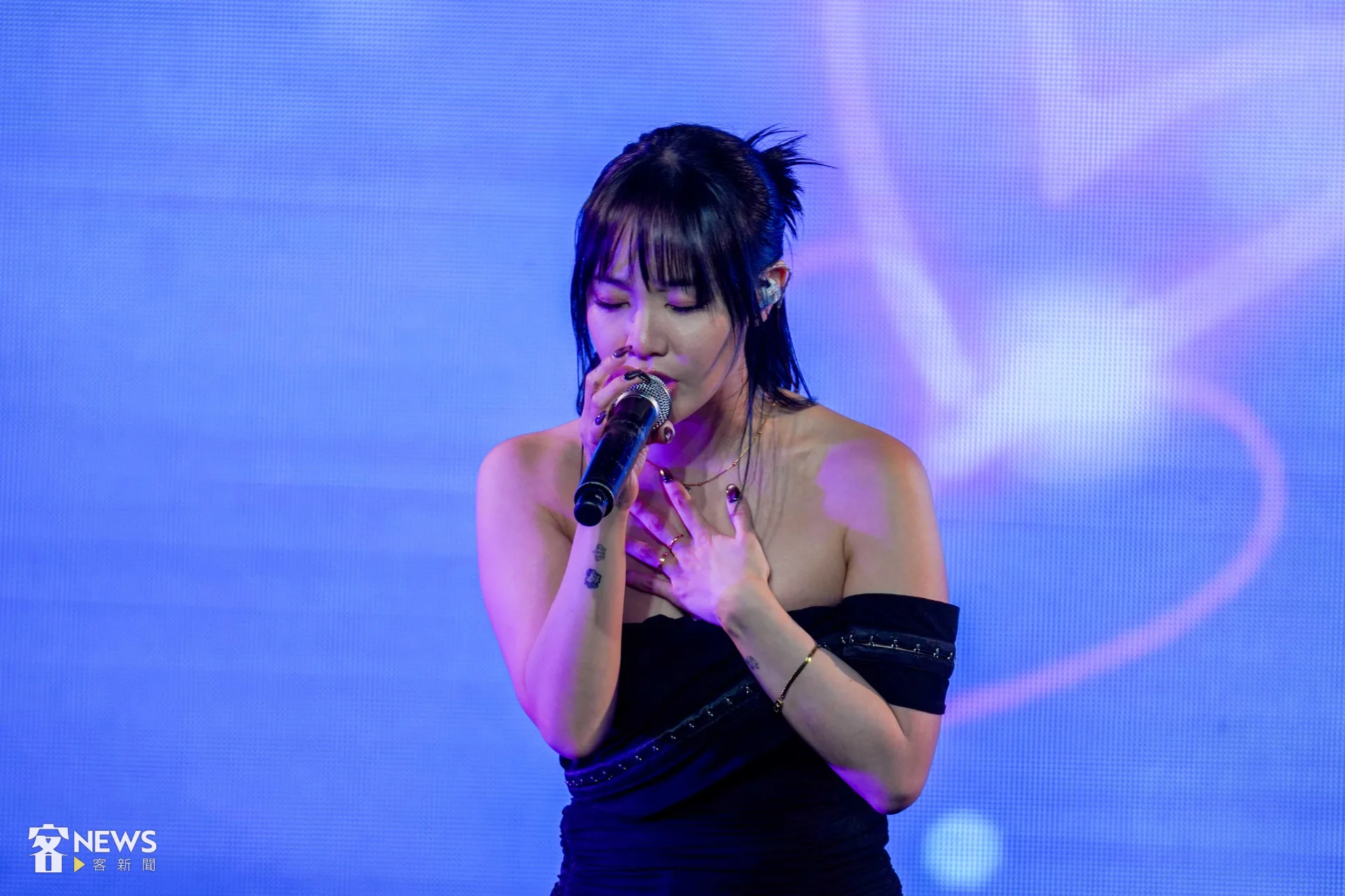 陳芳語擔任決賽表演嘉賓，演唱經典歌曲〈愛你〉與比賽代言歌曲〈擁抱自己〉。李台源攝