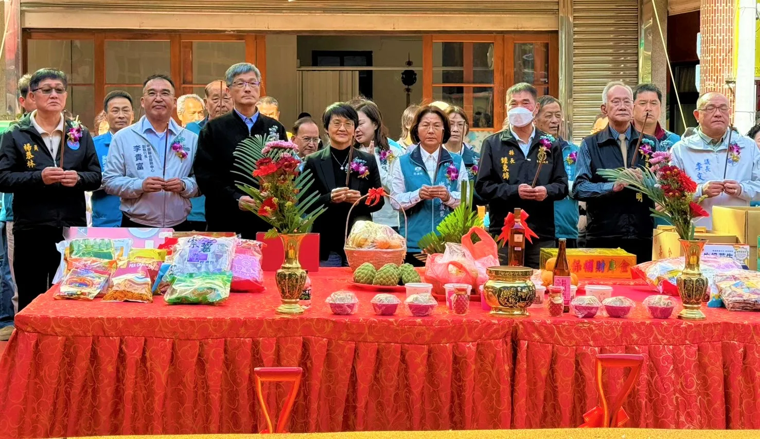 獅潭鄉文化會館暨圖書館今天正式動土。客家委員會提供