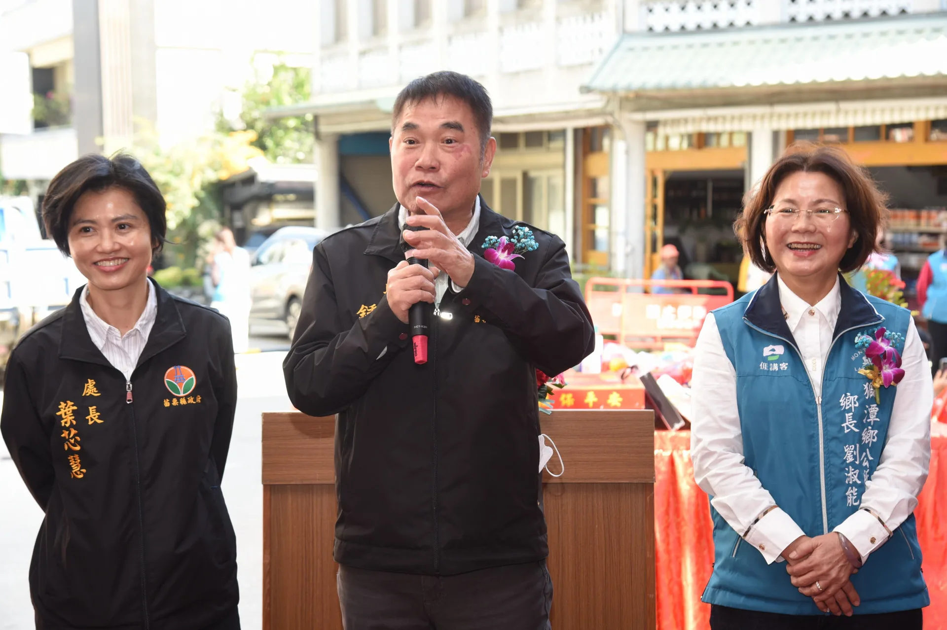 苗栗縣長鍾東錦致詞。苗栗縣政府提供