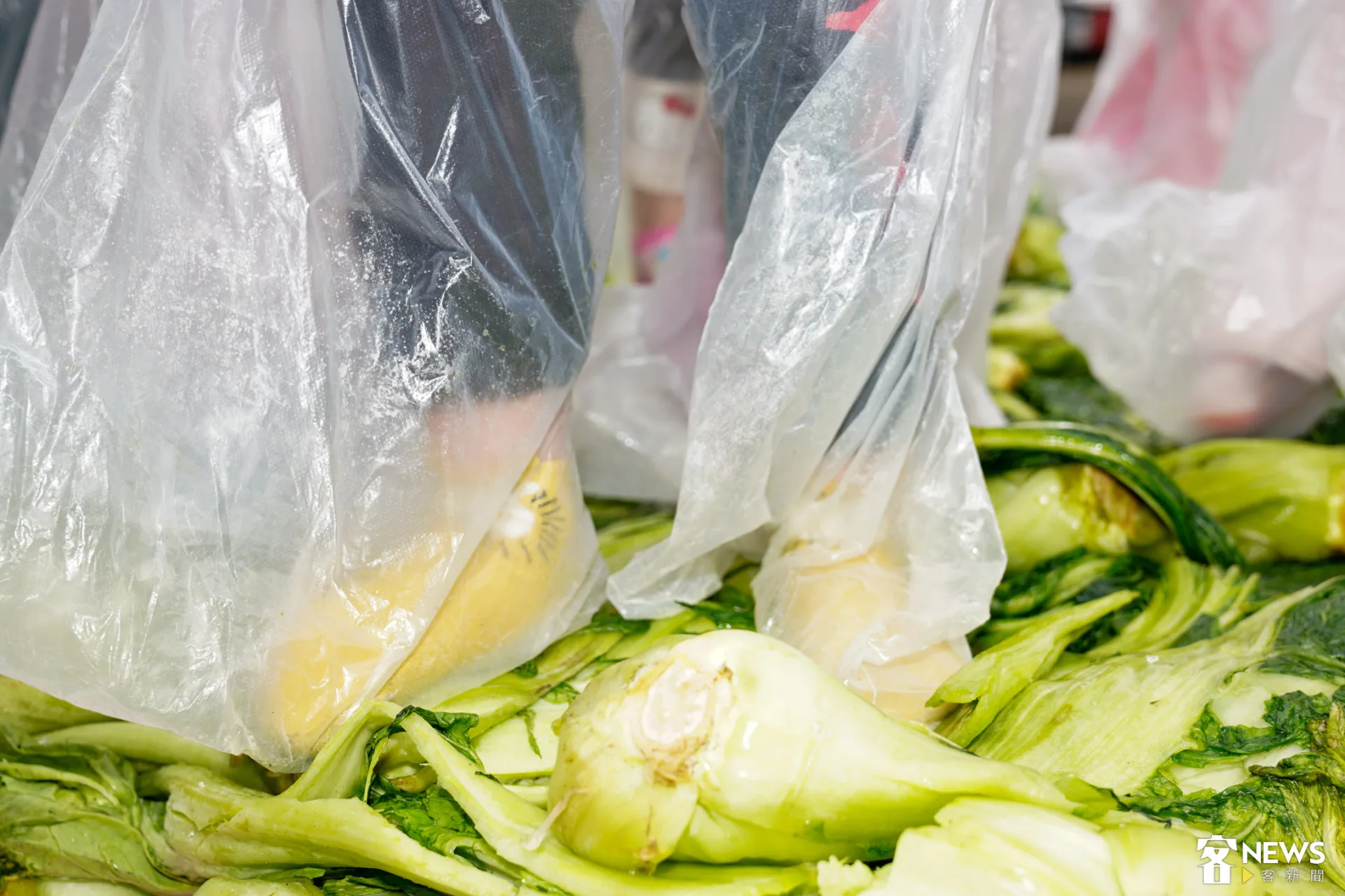 為了衛生套上鞋套。朱愷元攝