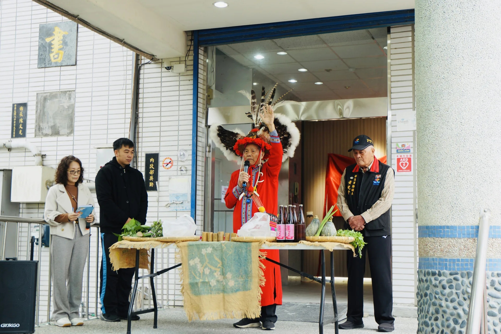 祈福儀式。客委會提供