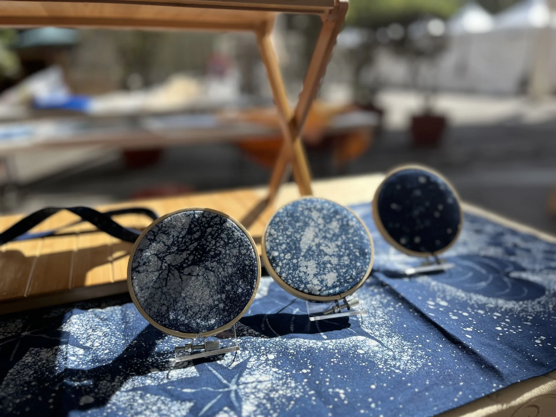 客家書院藍染作品。北市客基會提供