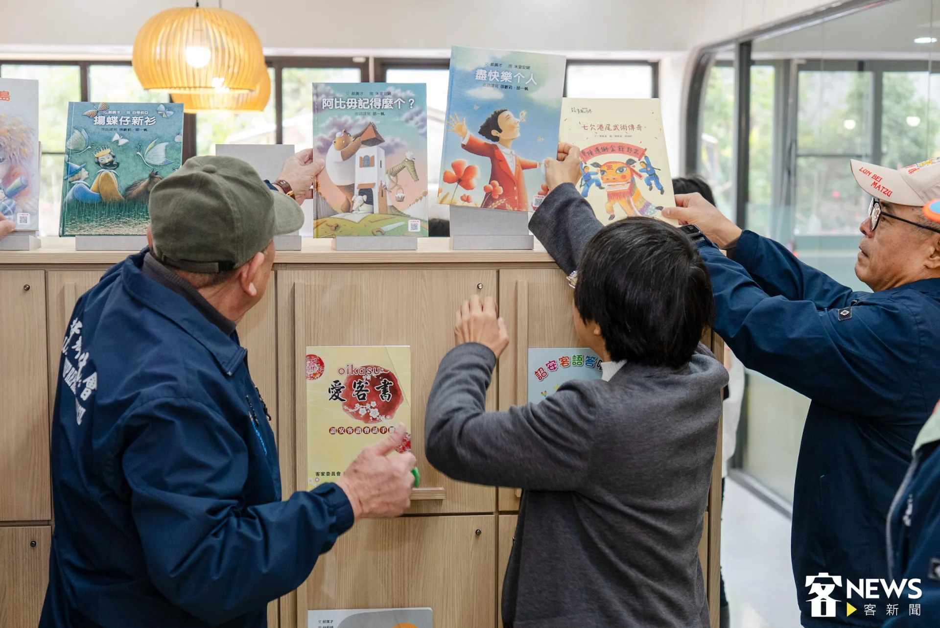 讓鄉親等了16年的新館今天正式開幕啟用。朱愷元攝