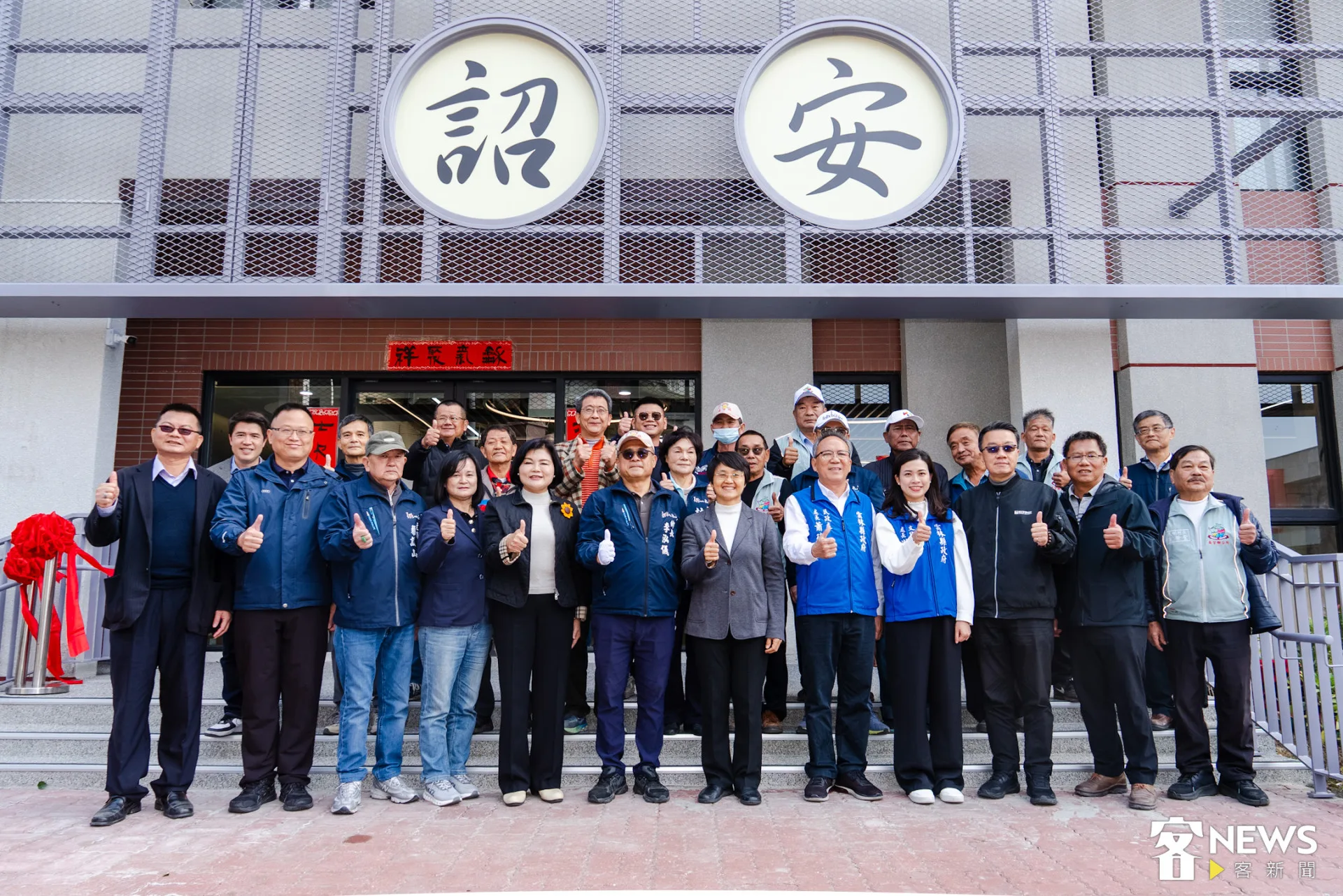 讓鄉親等了16年的新館今天正式開幕啟用。朱愷元攝