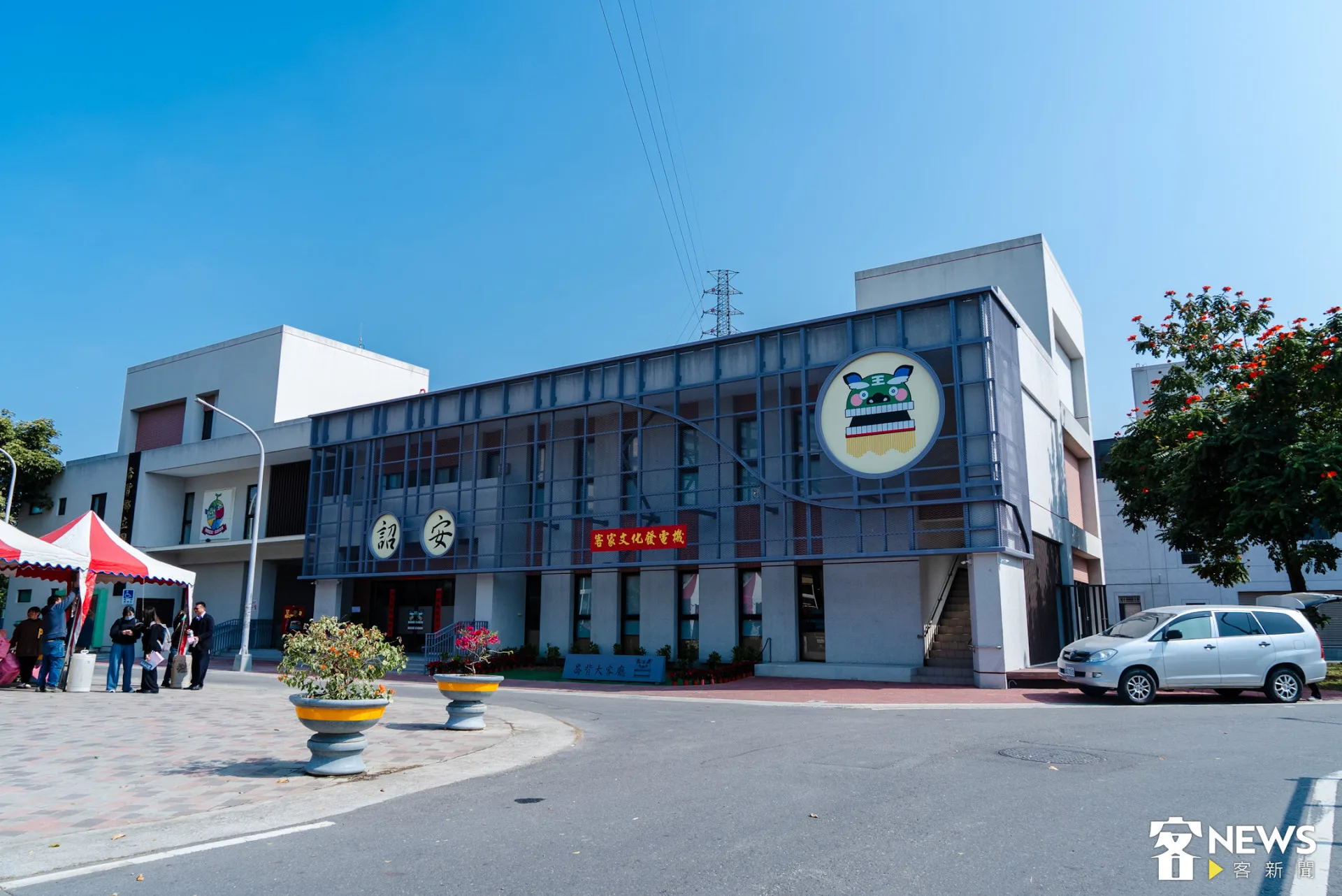 崙背鄉「詔安客家文化發電機」崙背鄉立圖書館今（21）日落成啟用。朱愷元攝