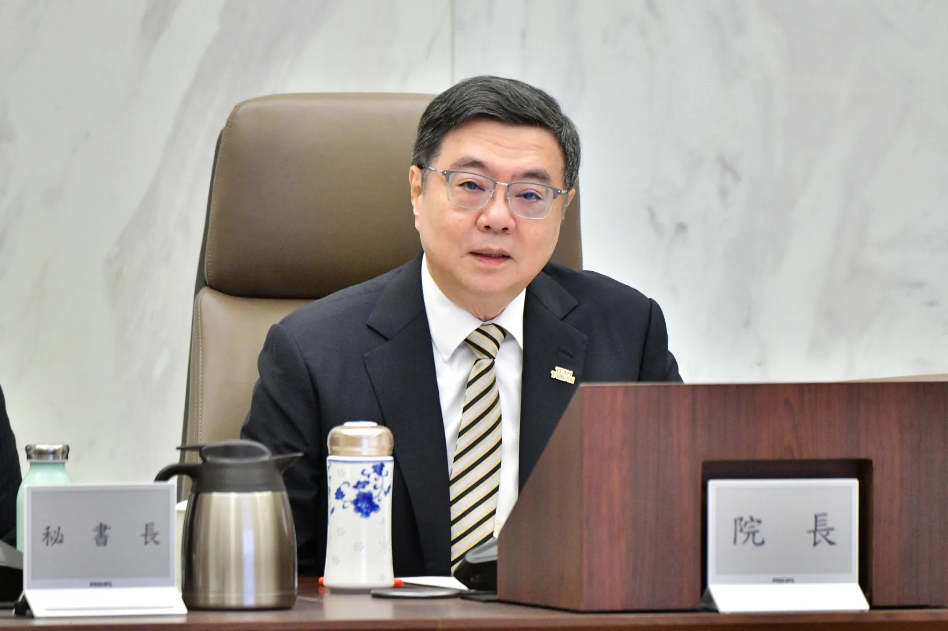 行政院長卓榮泰說,請文化部、運動部、客委會及地方政府共同支持推廣強調3項政策。行政院提供