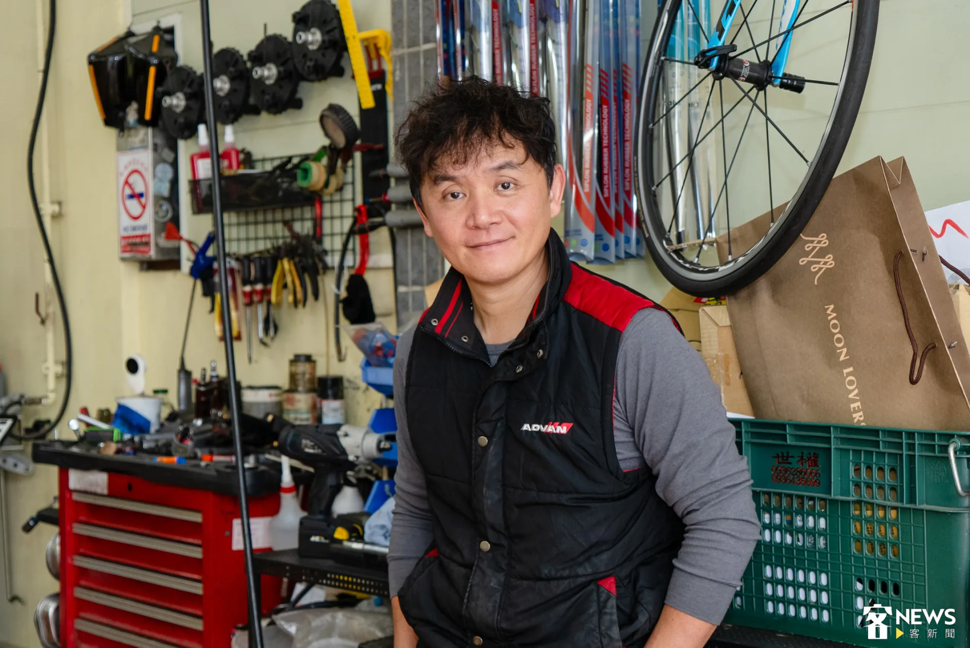 他認為推廣客語需要用更幽默、風趣的方式,才能讓人留下印象。朱愷元攝