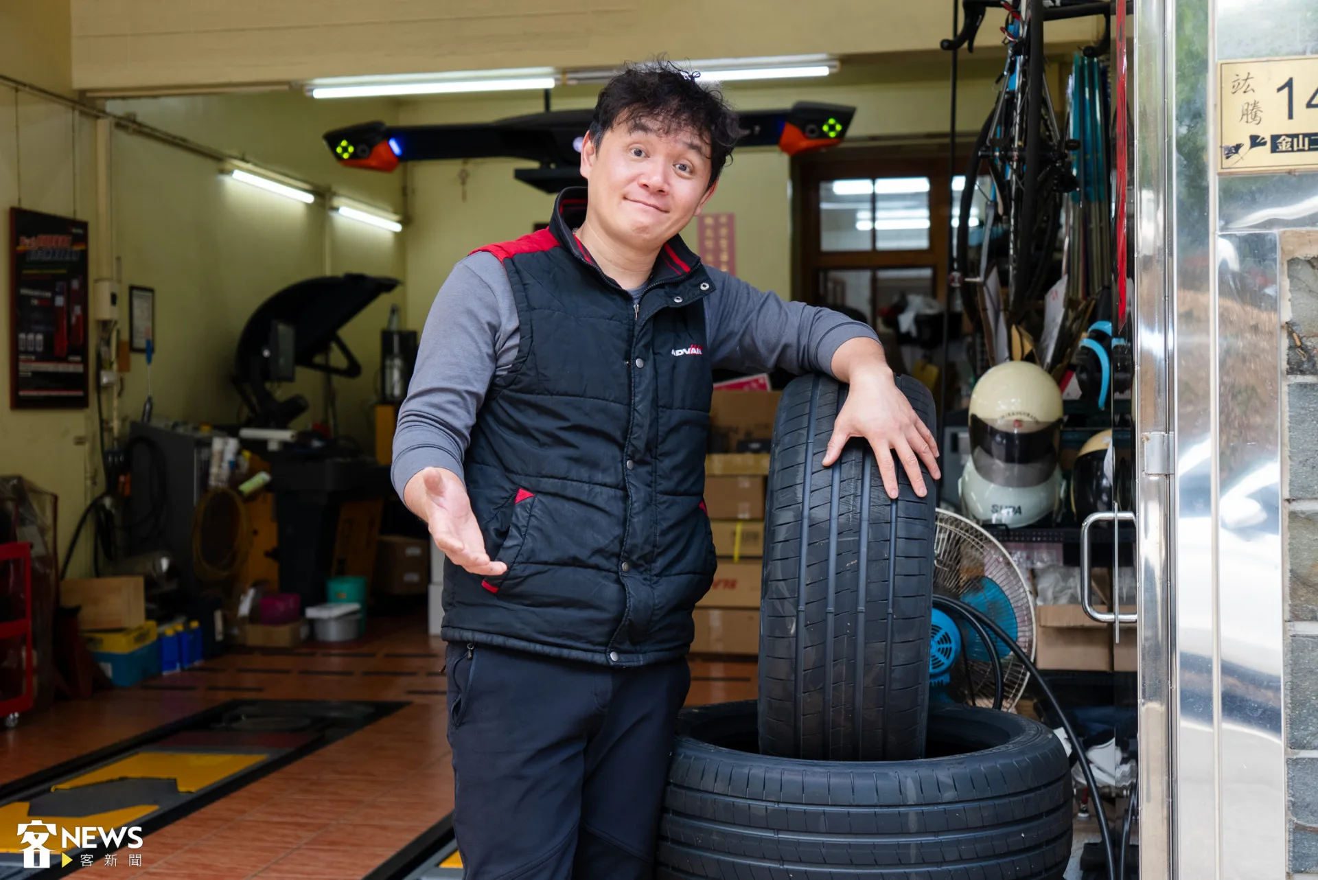 老謝平常做人風格就是幽默風趣,也因此開啟他拍短影音的路程。朱愷元攝