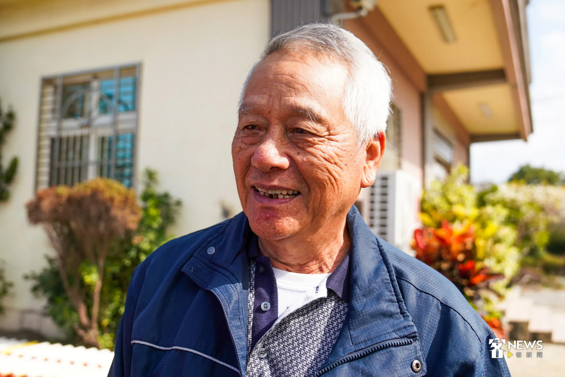 許順隆回憶1988年從養殖草蝦,改養殖烏魚的歷史往事。蔡依璇攝