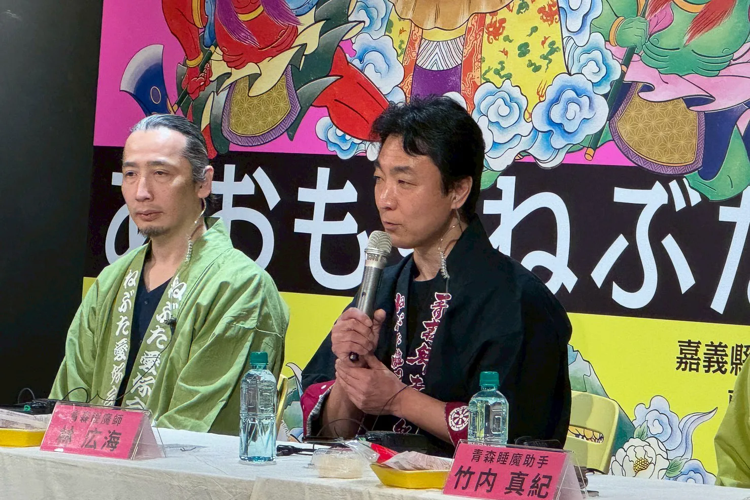 青森睡魔師林廣海分享，台灣對於媽祖有既的印象，製作時會特別謹慎。文總提供