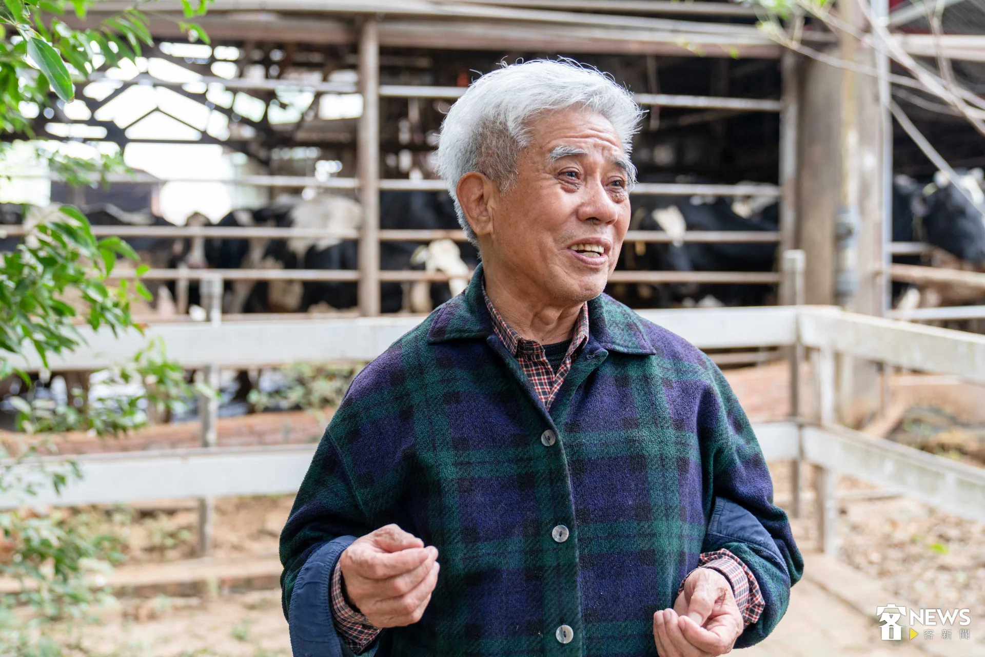 創辦人蔡南對於牧場非常有信心。李台源攝