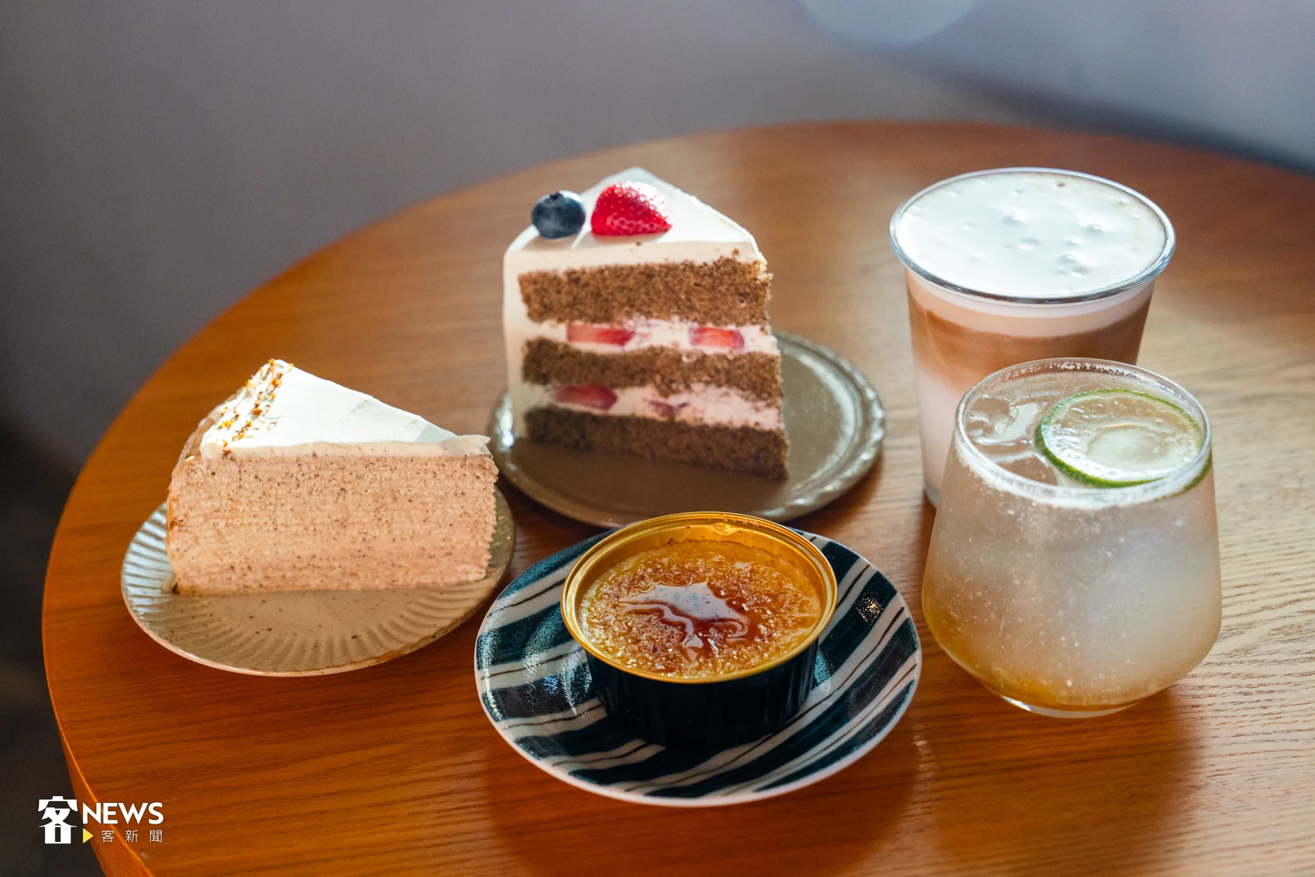 林明靜做的甜點簡約質樸,外觀沒有華麗的擠花與裝飾。洪藝晅攝