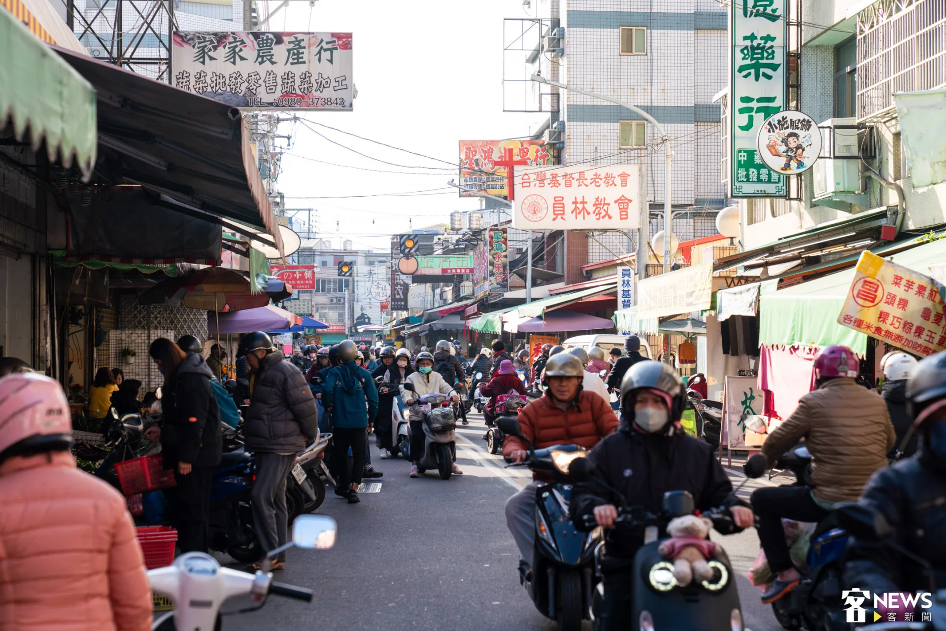 實地走訪擁有客底色彩的彰化員林，試圖捕捉「客家」在地方留下的痕跡。朱愷元攝