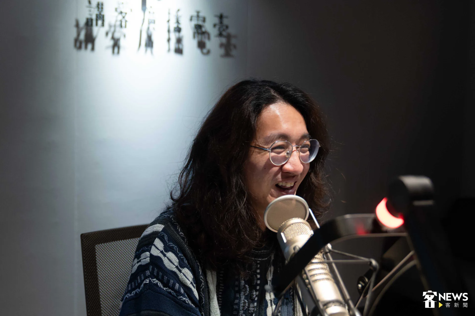 音樂大亂鬥主持人朱皮表示,節目順利製播就是最大的新年新希望。范修語攝