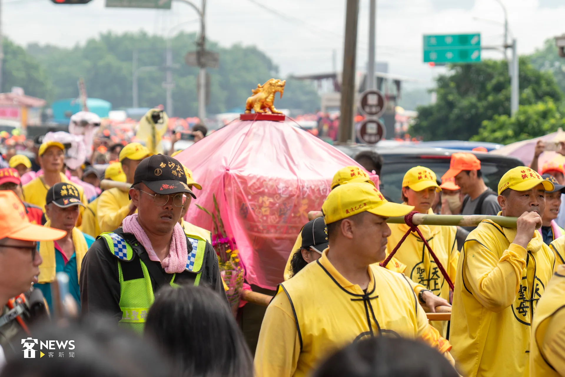 圖為白沙屯媽祖2025年進香畫面。客新聞資料庫