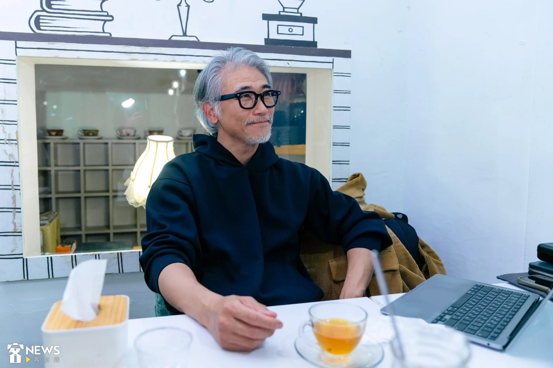 儘管自稱抱持溫和的悲觀想法,高翊峰卻在心中存放一個多語種共存的美好想像。朱愷元攝