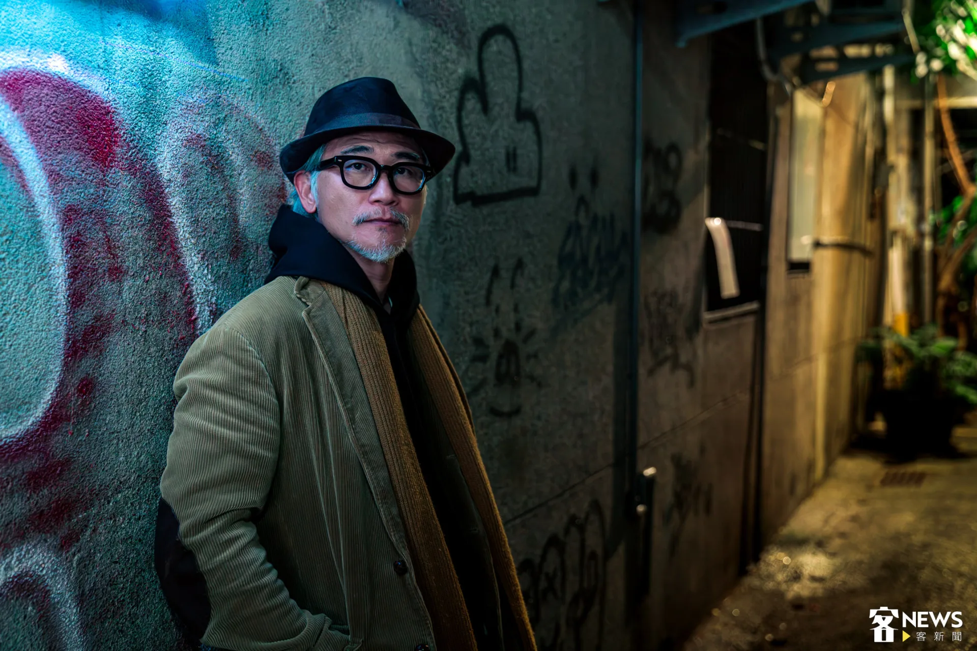 小說家高翊峰的作品中常帶有賽博龐克元素,高科技的近未來世界,城市卻蕭條破敗。朱愷元攝