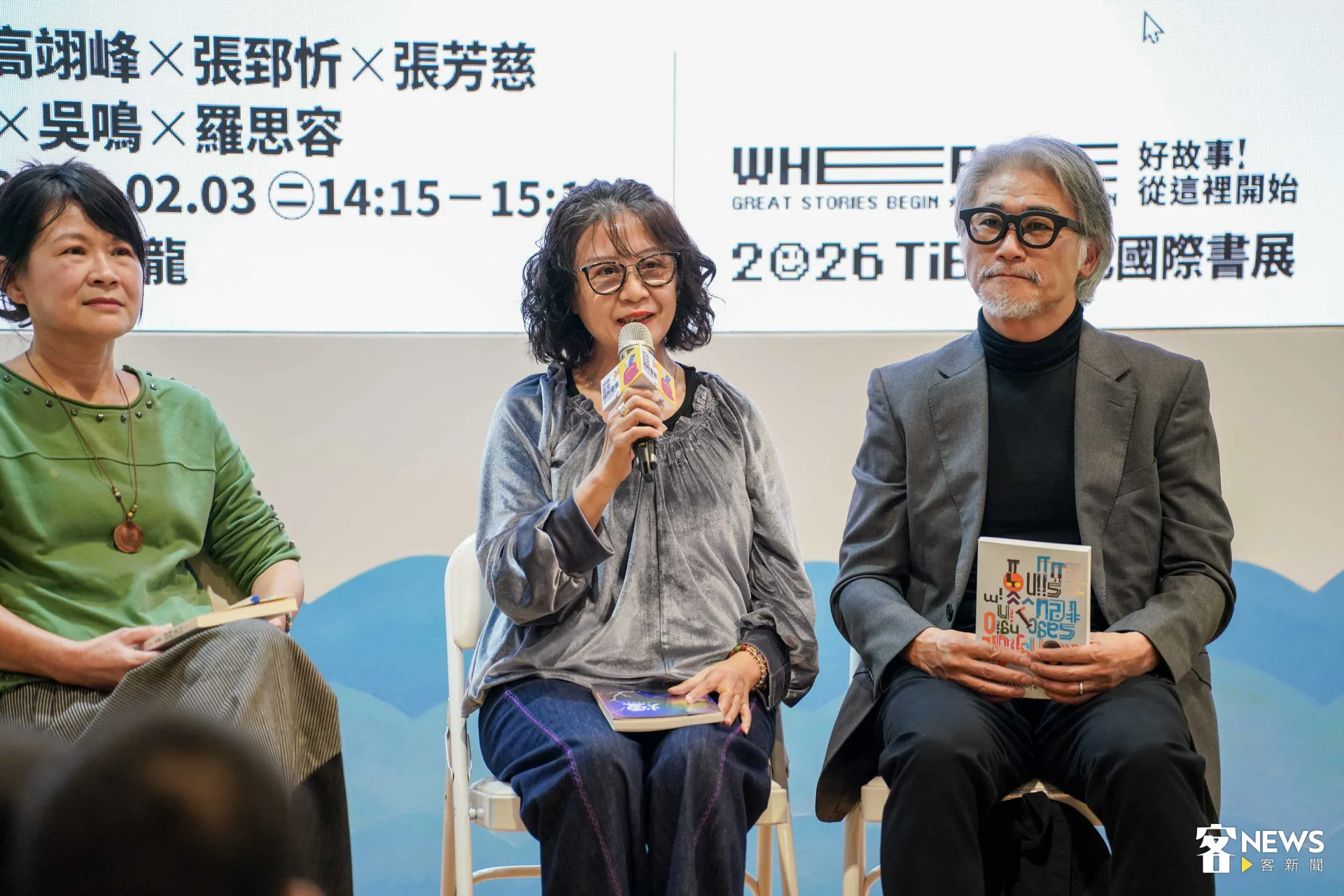 張芳慈強調、必須以母語思考而非華語,這是母語書寫最重要的事情。范修語攝