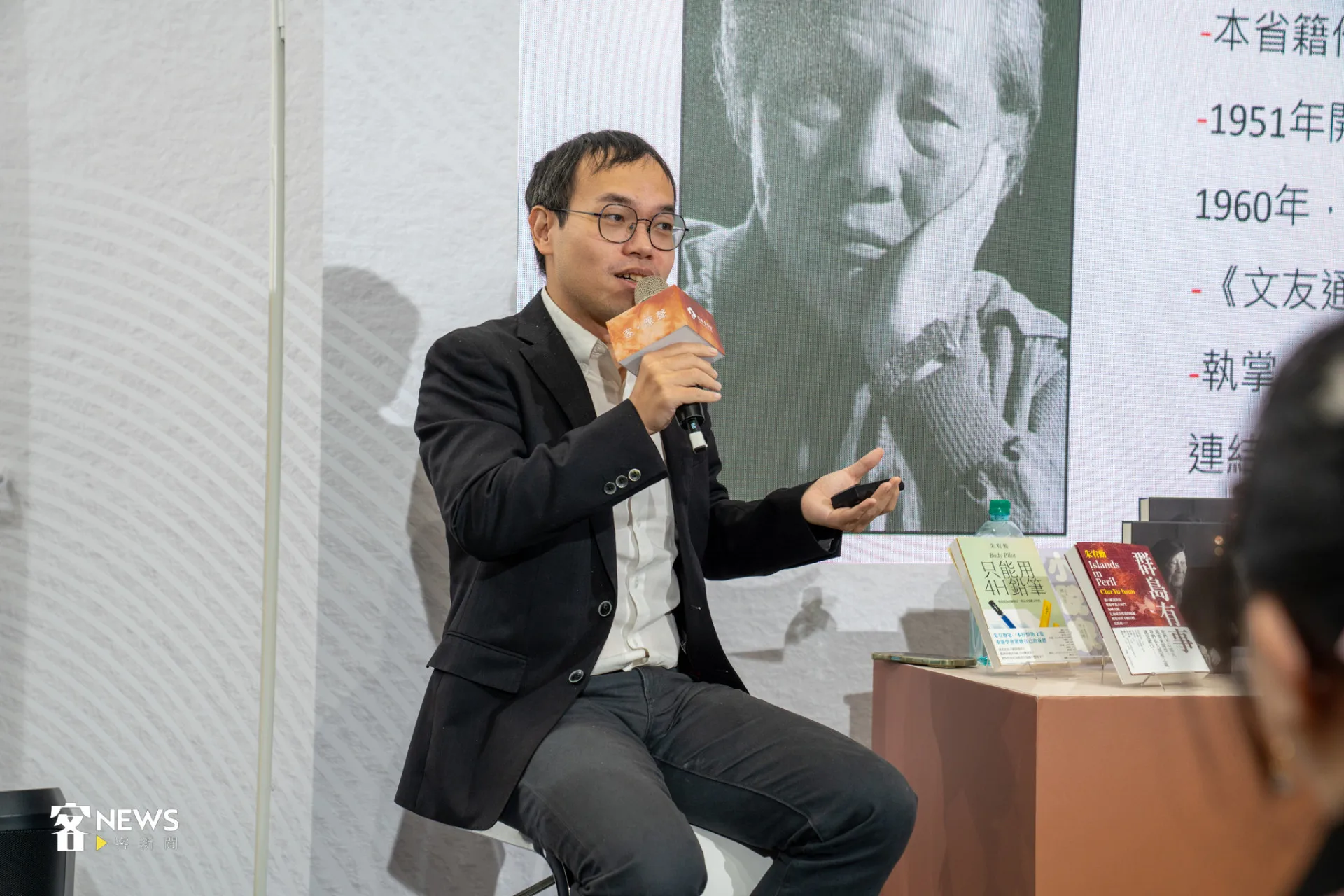 作家朱宥勳。李宥妍攝