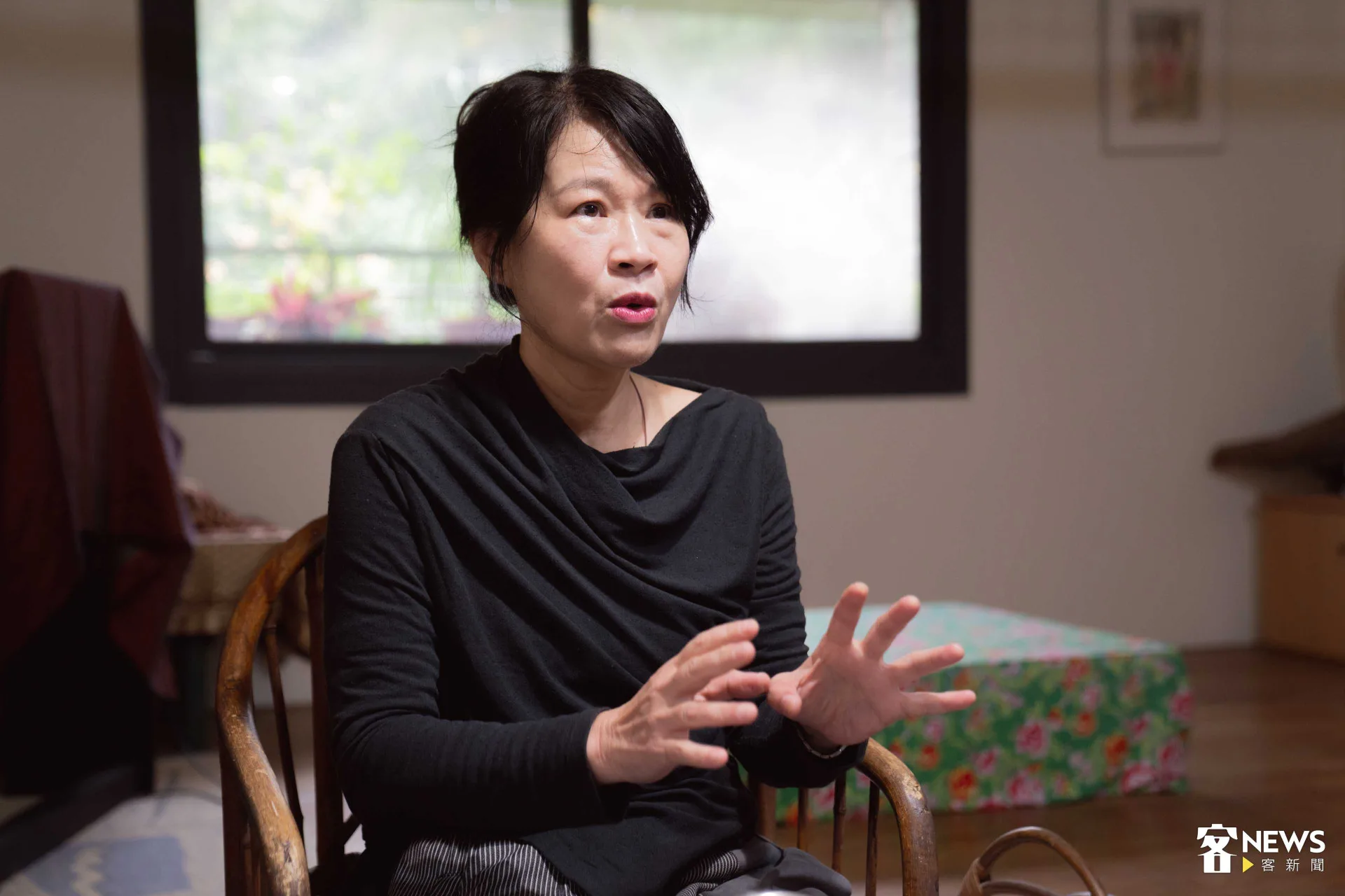 羅思容認為，閱讀作品時，無論誤讀或是正讀，都是一種藝術的形式。范修語攝