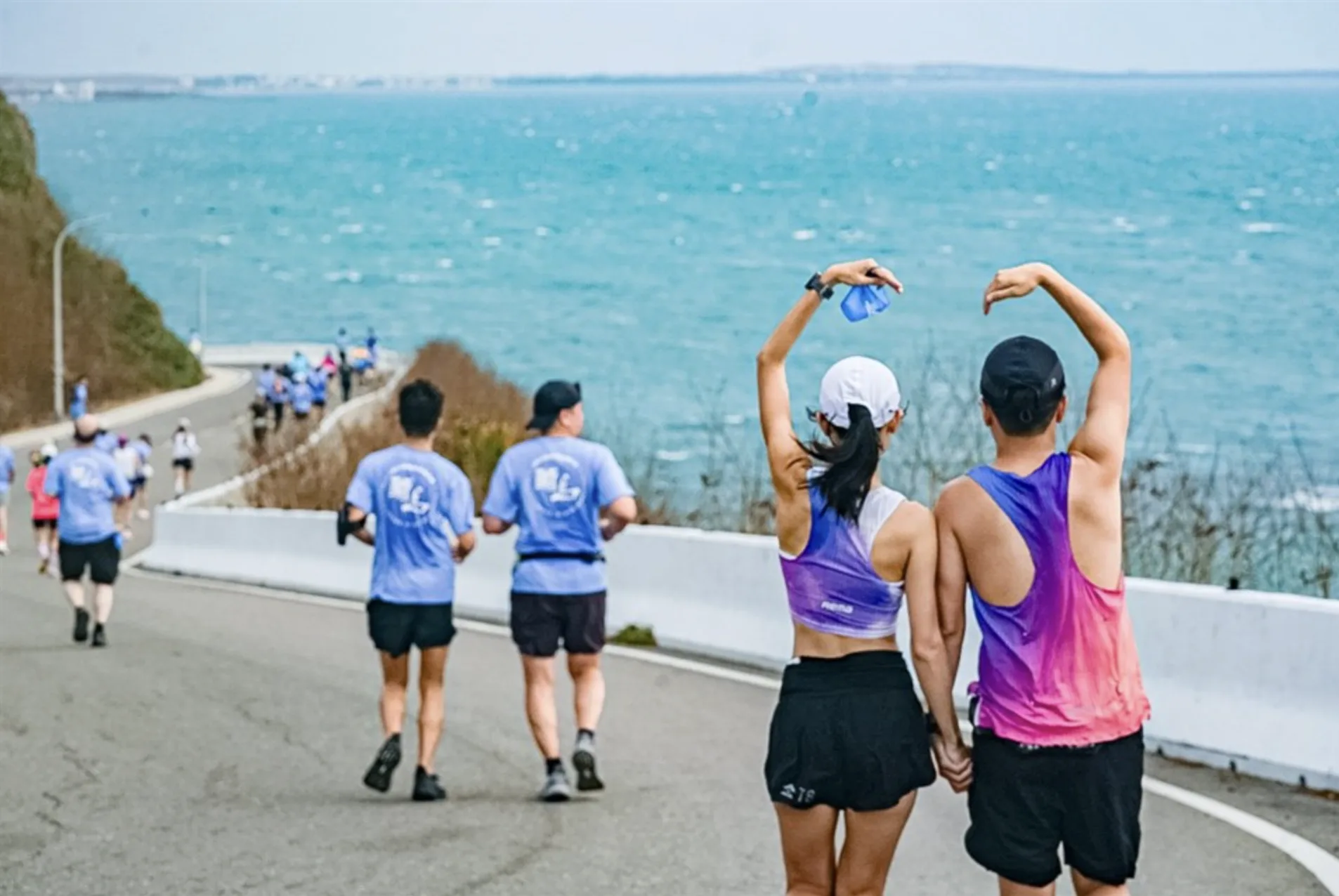 秋天參加跨海馬拉松。澎湖國家風景區管理處提供
