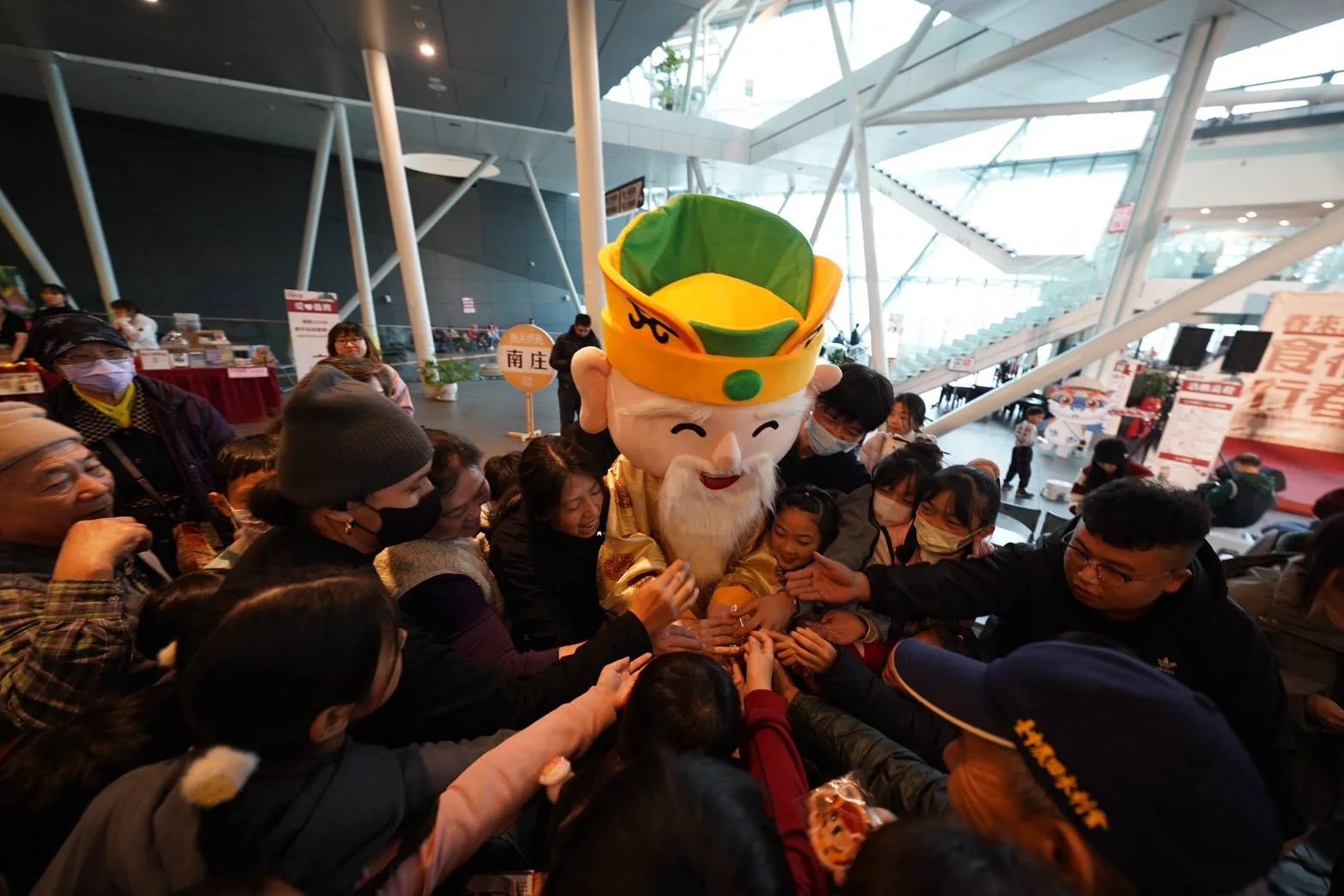 與神同行獲得發財金。客發中心提供