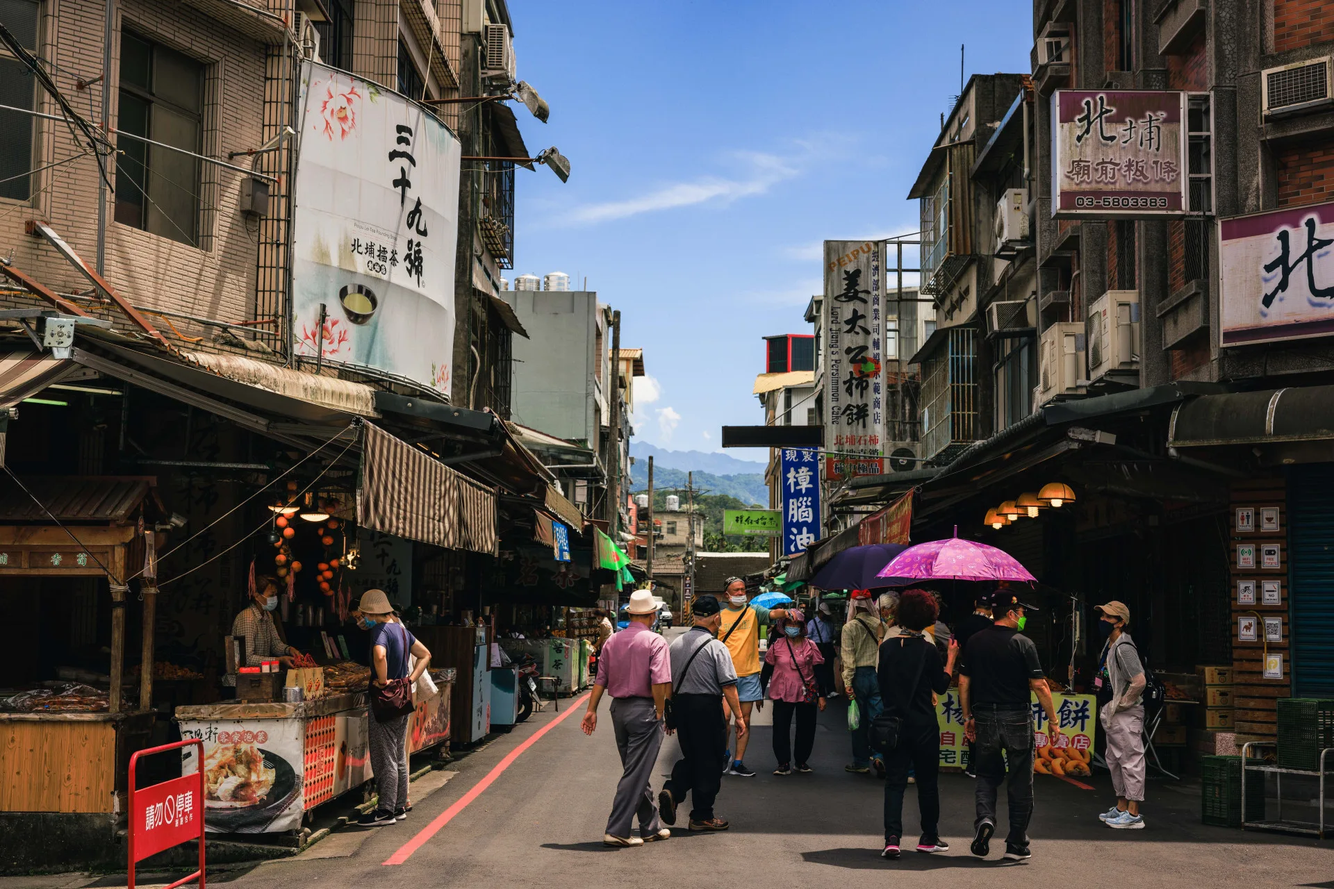 北埔老街將在農曆春節期間實施交通管制。新竹縣政府提供