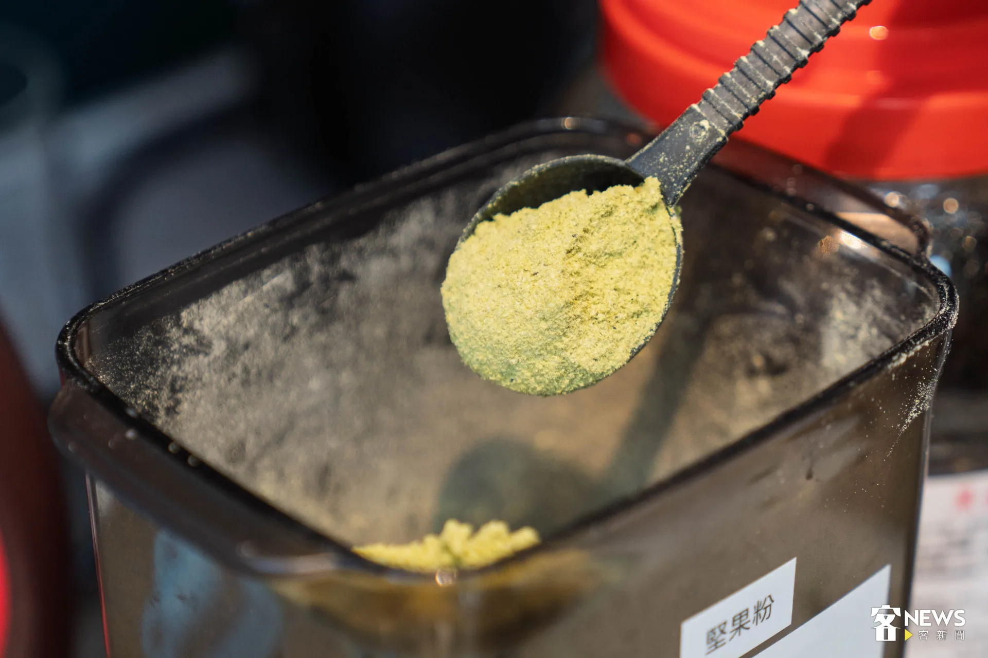 類似擂茶的口感，由22種穀物研磨製成。范修語攝