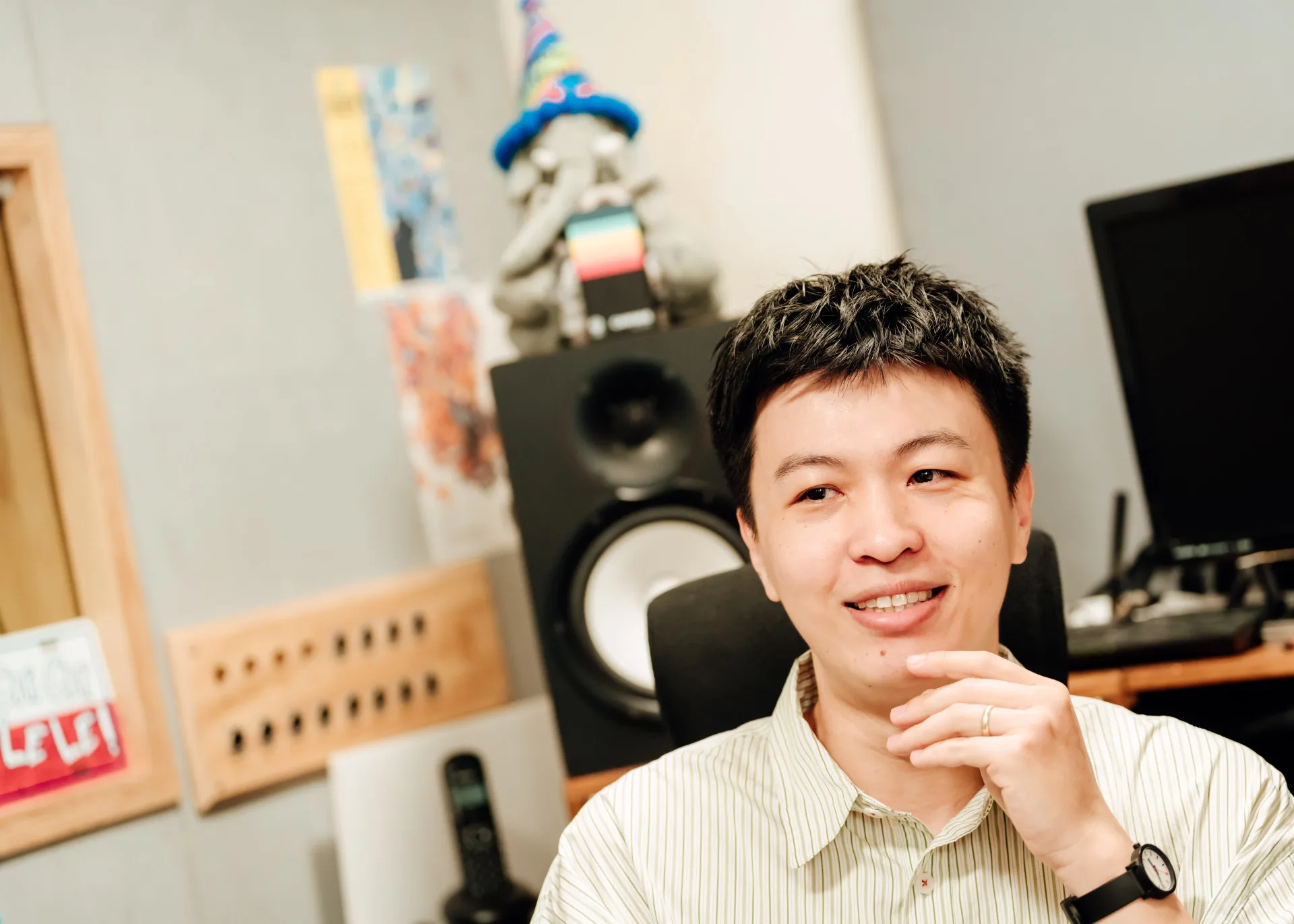 面對新身分,涂嘉欽不僅會盡力平衡也會讓小孩學會說客語。