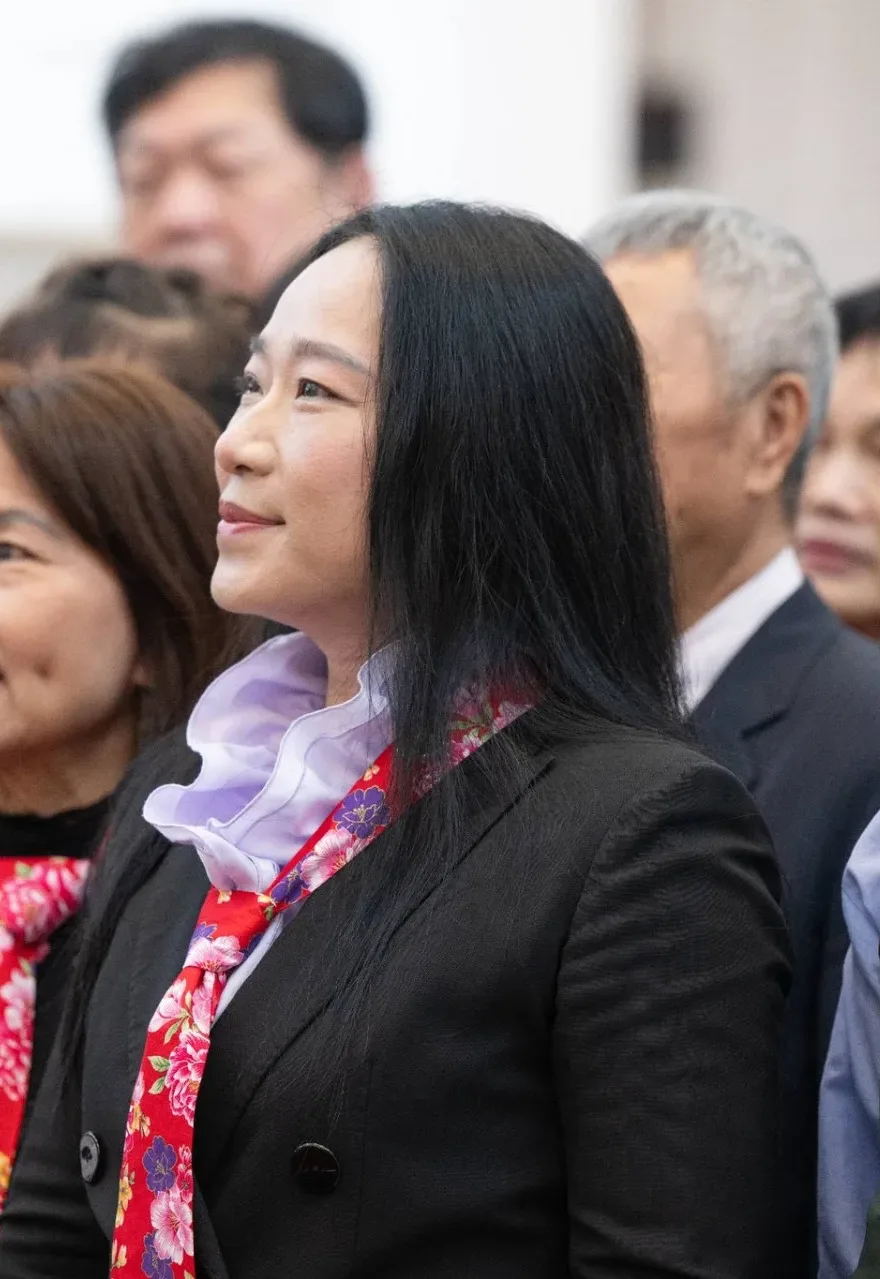 彭莉惠目前擔任世界台灣客家聯合會理事長。彭莉惠提供