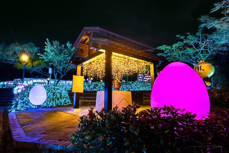 2026屏東四重溪溫泉季路跑&自行車活動，邀請全台跑者與車友用運動深入感受光影藝術的沉浸式溫泉季氛圍。圖為煮蛋區。屏東縣政府提供