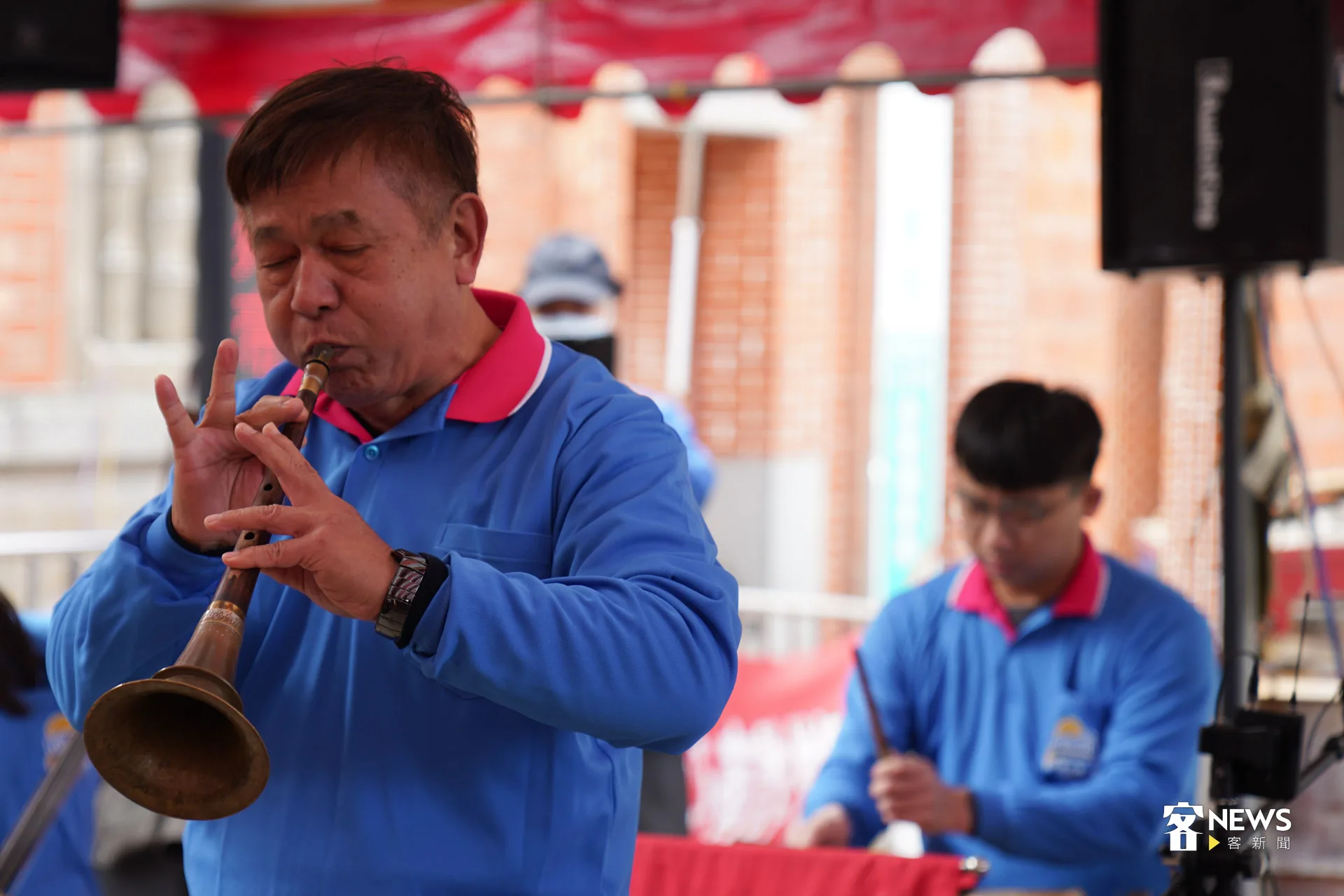 湖口行春宴活動規劃「客家八音大堵班、拚場」。洪藝晅攝(資料照)