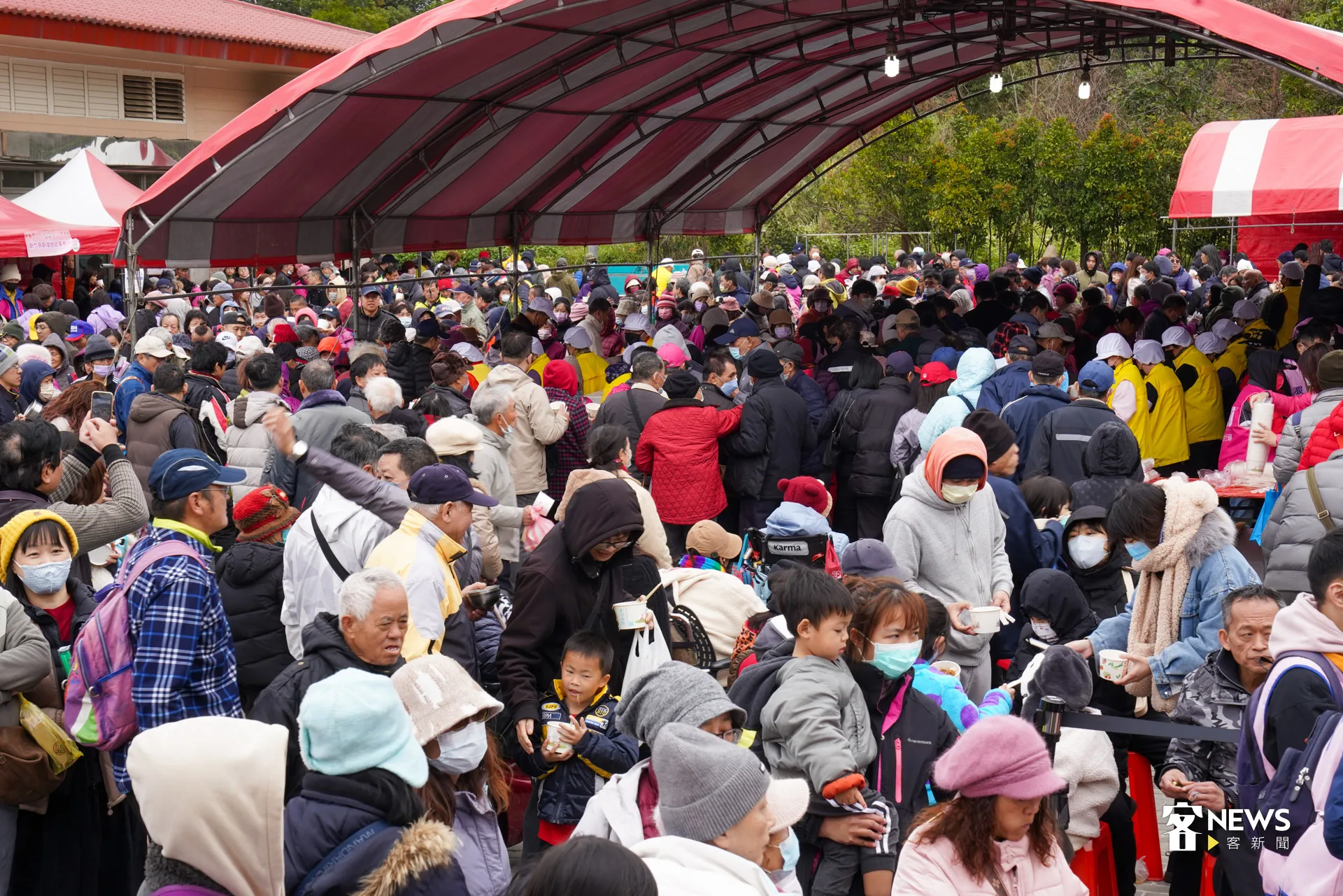 新竹湖口行春宴食福,去年參與人次突破萬人。洪藝晅攝(資料照)