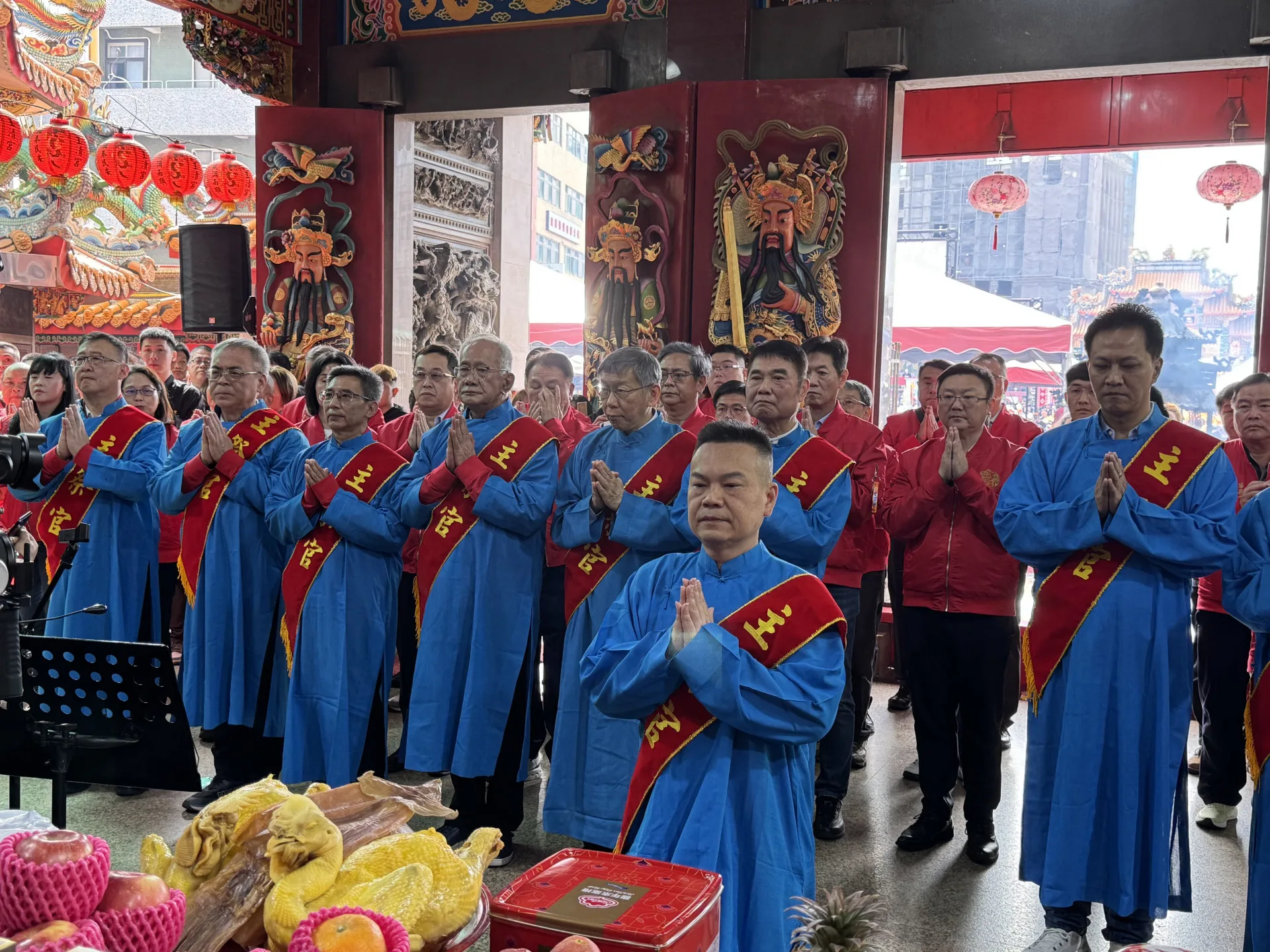 「祥龍點睛」敬神儀式。客家委員會提供