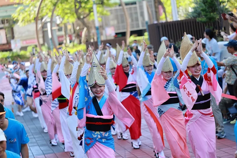 2026台灣燈會「TEAM TAIWAN 大遊行」將於3月7日登場，圖為阿波舞演出參考照片，翻攝自嘉義縣政府