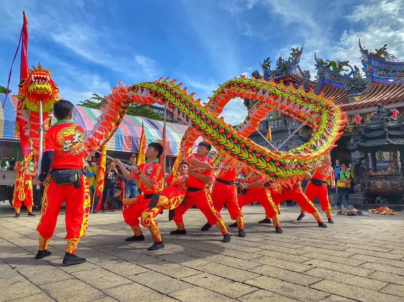 2026台灣燈會「TEAM TAIWAN 大遊行」將於3月7日登場，圖為遊行隊伍之一太子舞龍，翻攝自嘉義縣政府