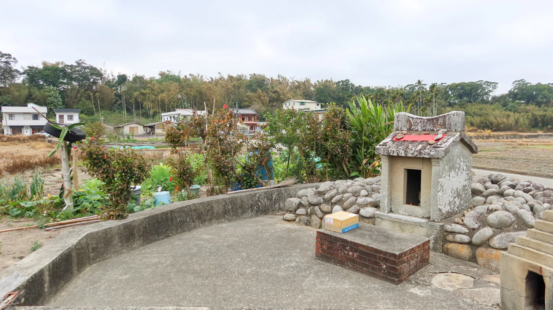 高埔村聖王祠是徐屋伙房的守護神。何來美攝