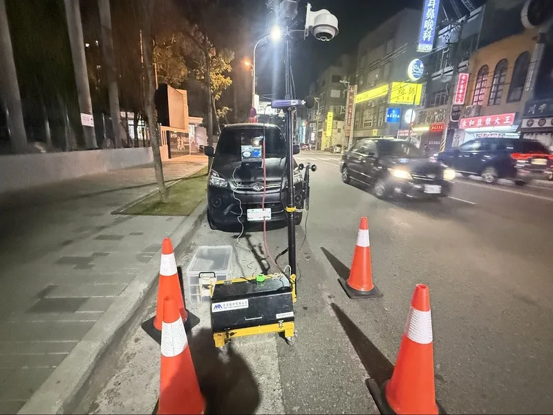 移動式稽查裝置。縣府提供